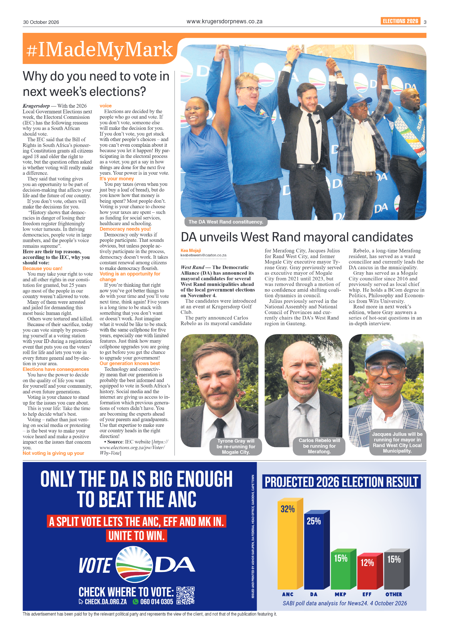 Krugersdorp News 30 October 2026 page 3