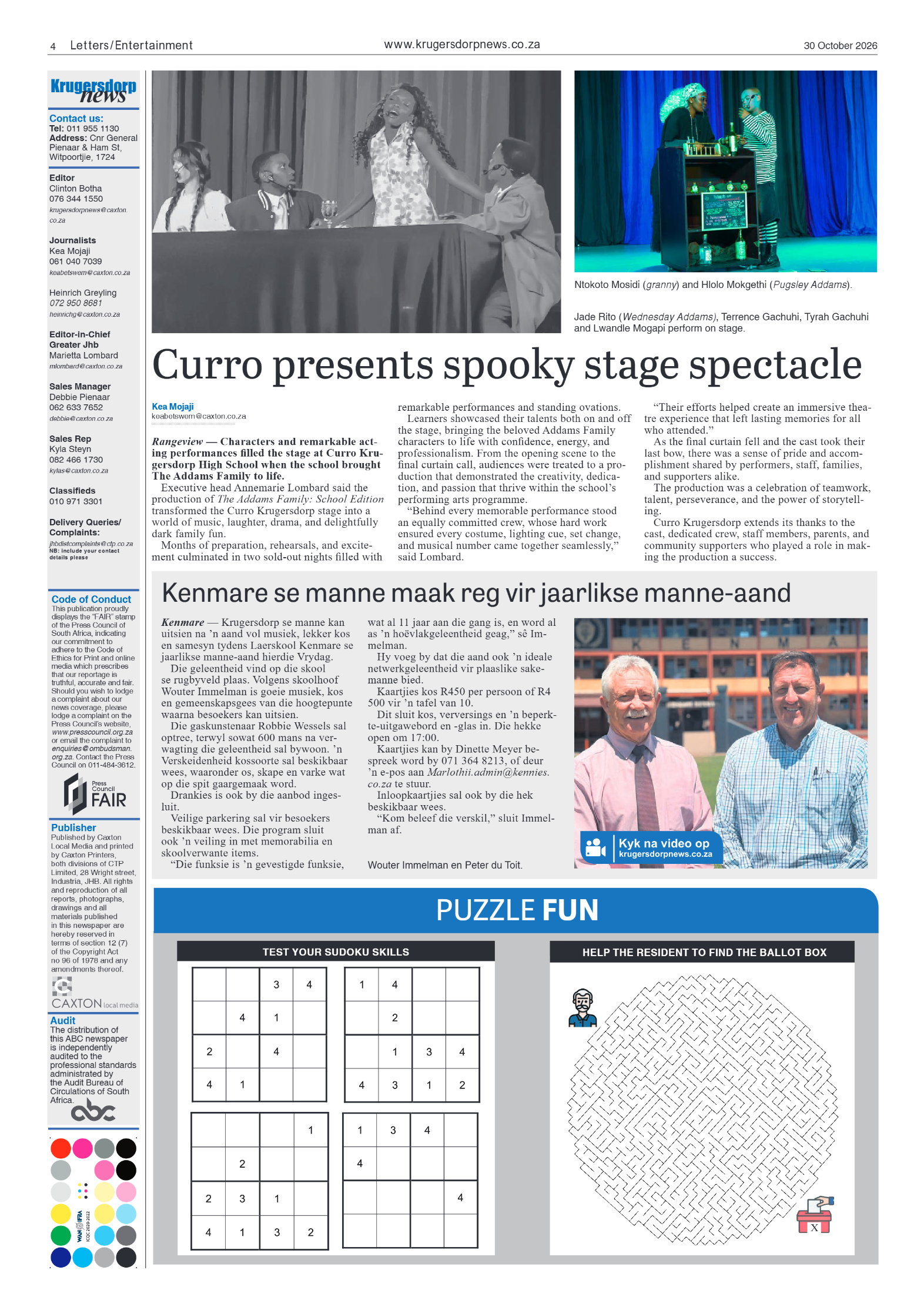 Krugersdorp News 30 October 2026 page 4