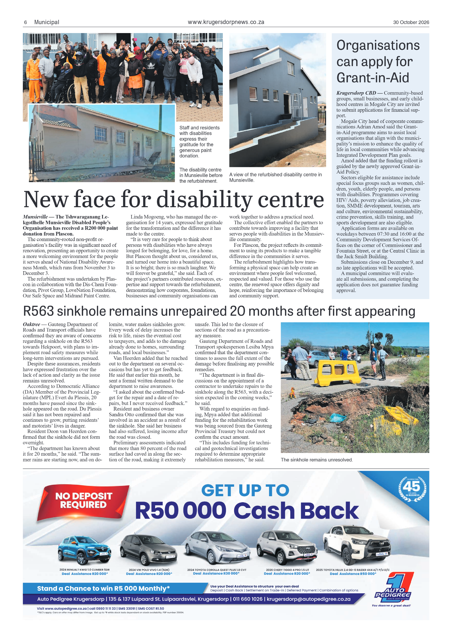 Krugersdorp News 30 October 2026 page 6