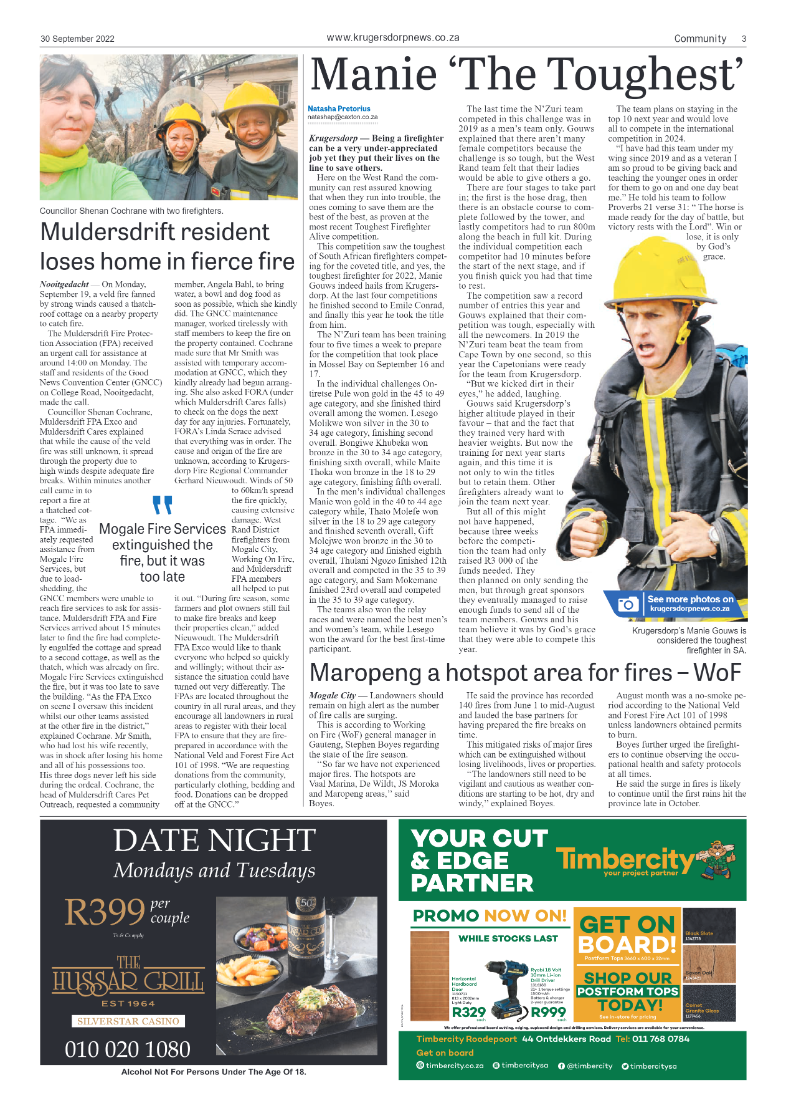 Krugersdorp News 30 September 2022 page 3