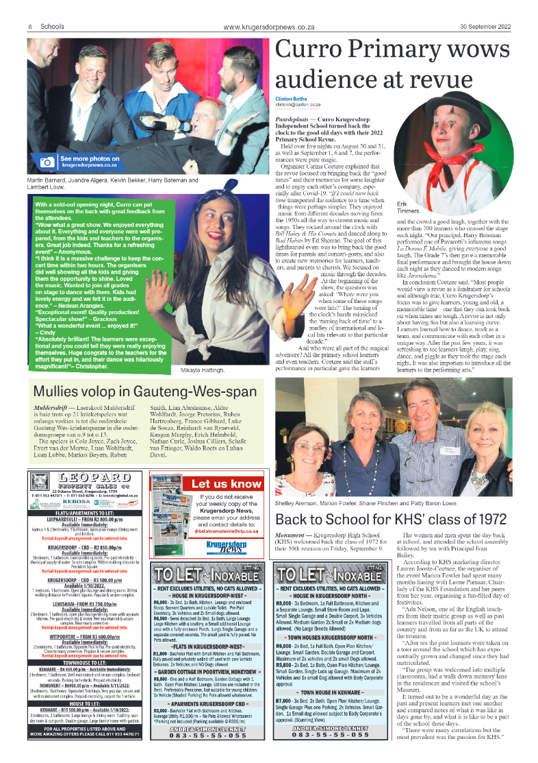 Krugersdorp News 30 September 2022 page 6