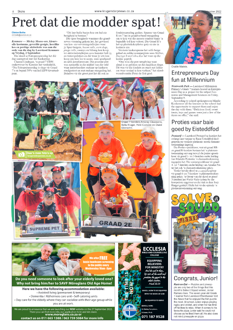 Krugersdorp News 30 September 2022 page 8