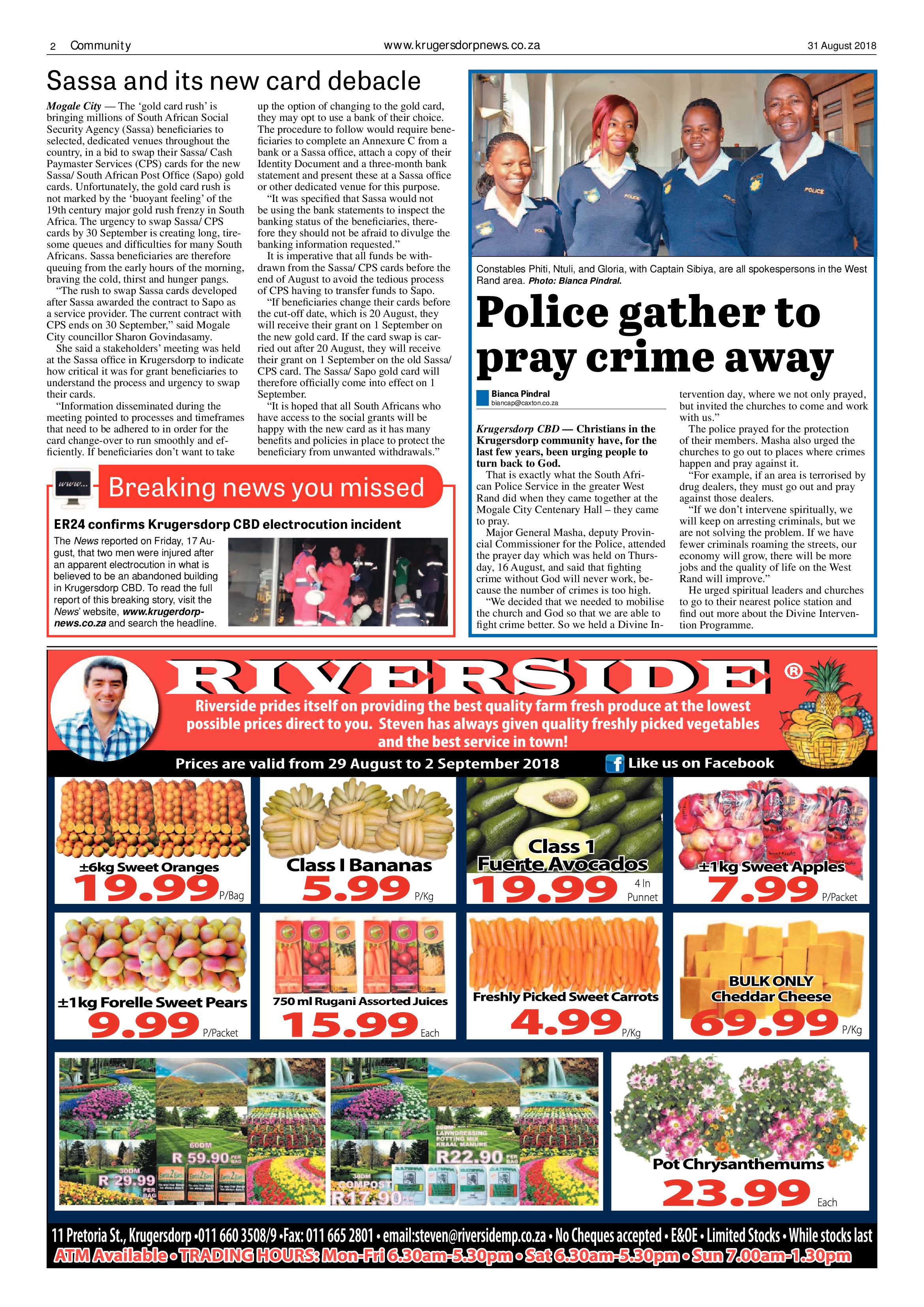 Krugersdorp News 31 August 2018 page 2