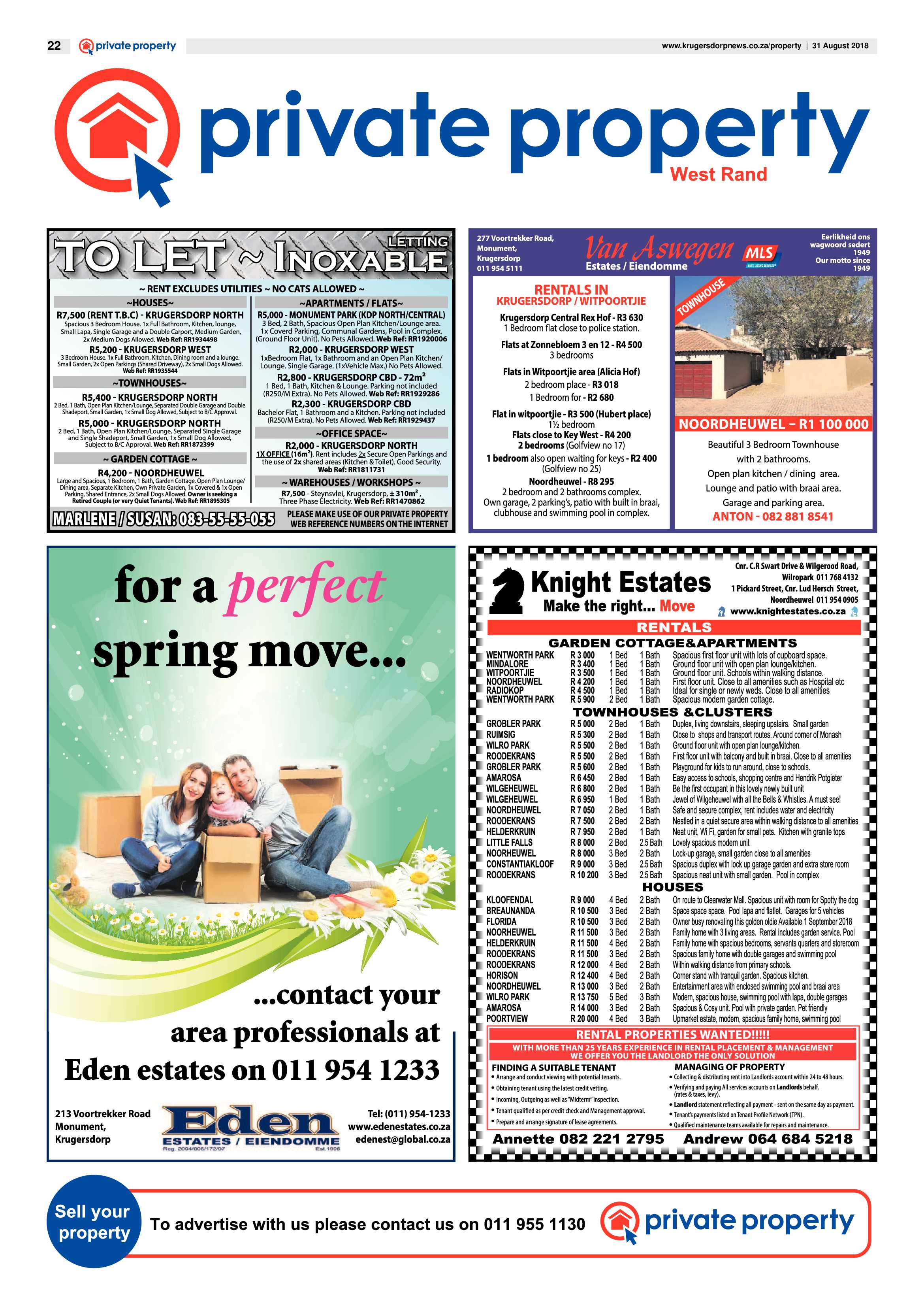 Krugersdorp News 31 August 2018 page 22