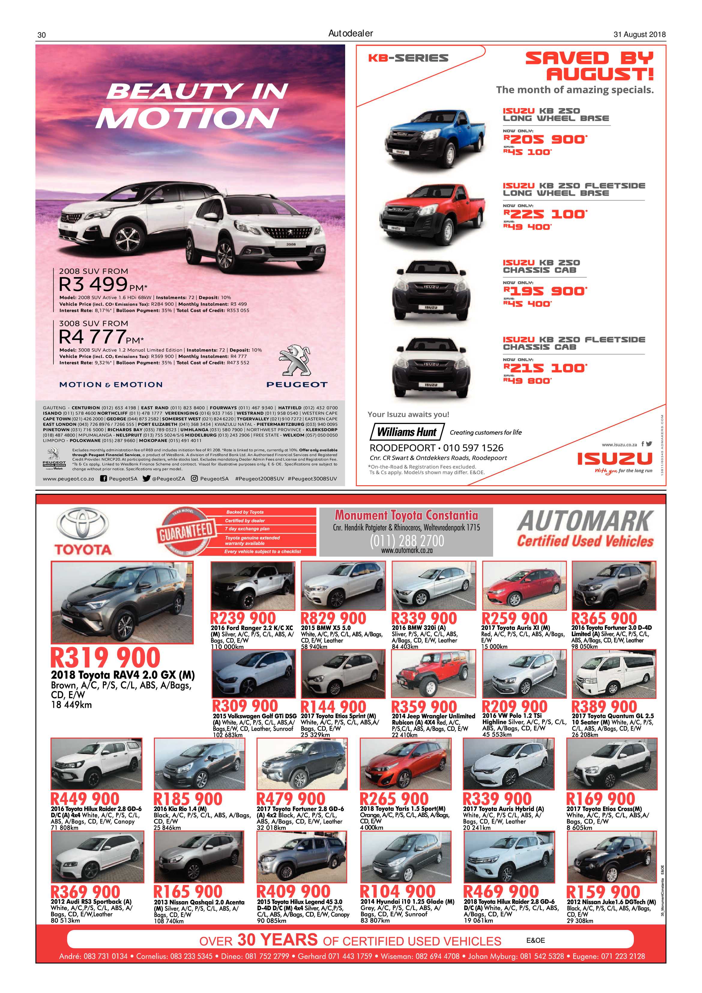 Krugersdorp News 31 August 2018 page 30