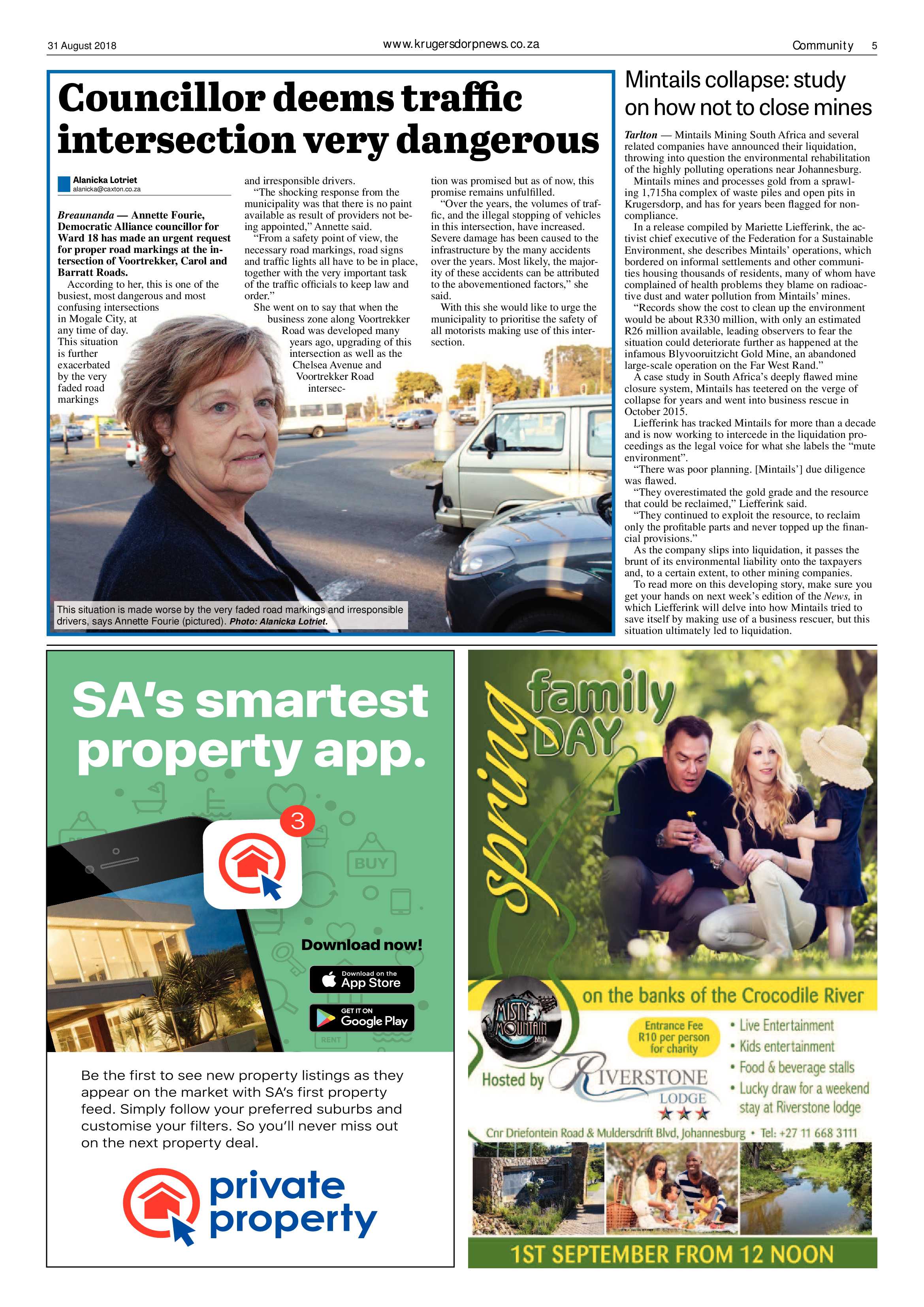 Krugersdorp News 31 August 2018 page 5