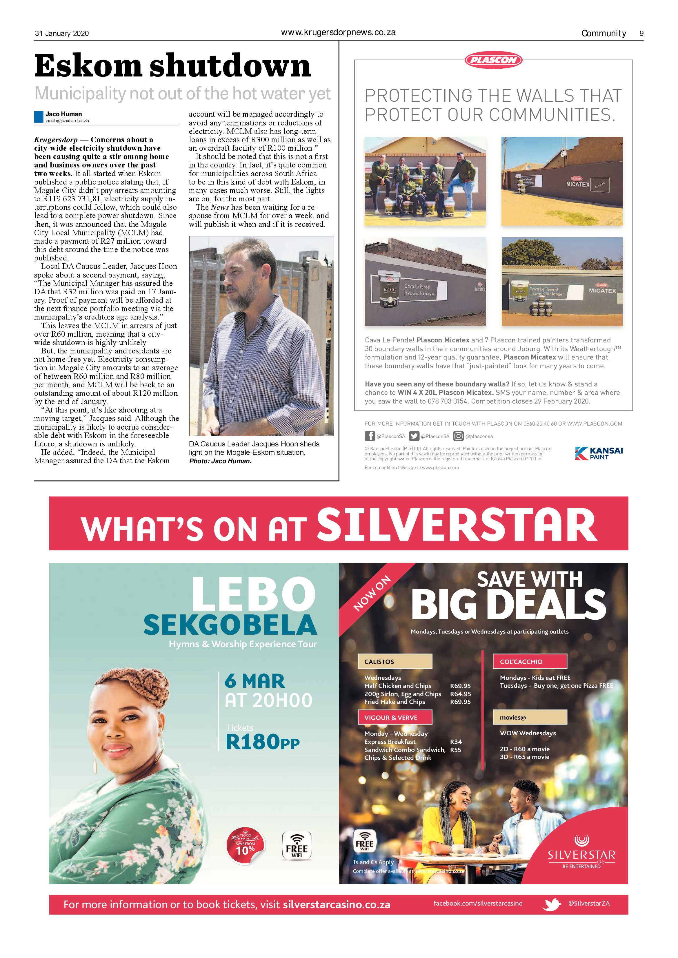Krugersdorp News 31 January 2020 page 9