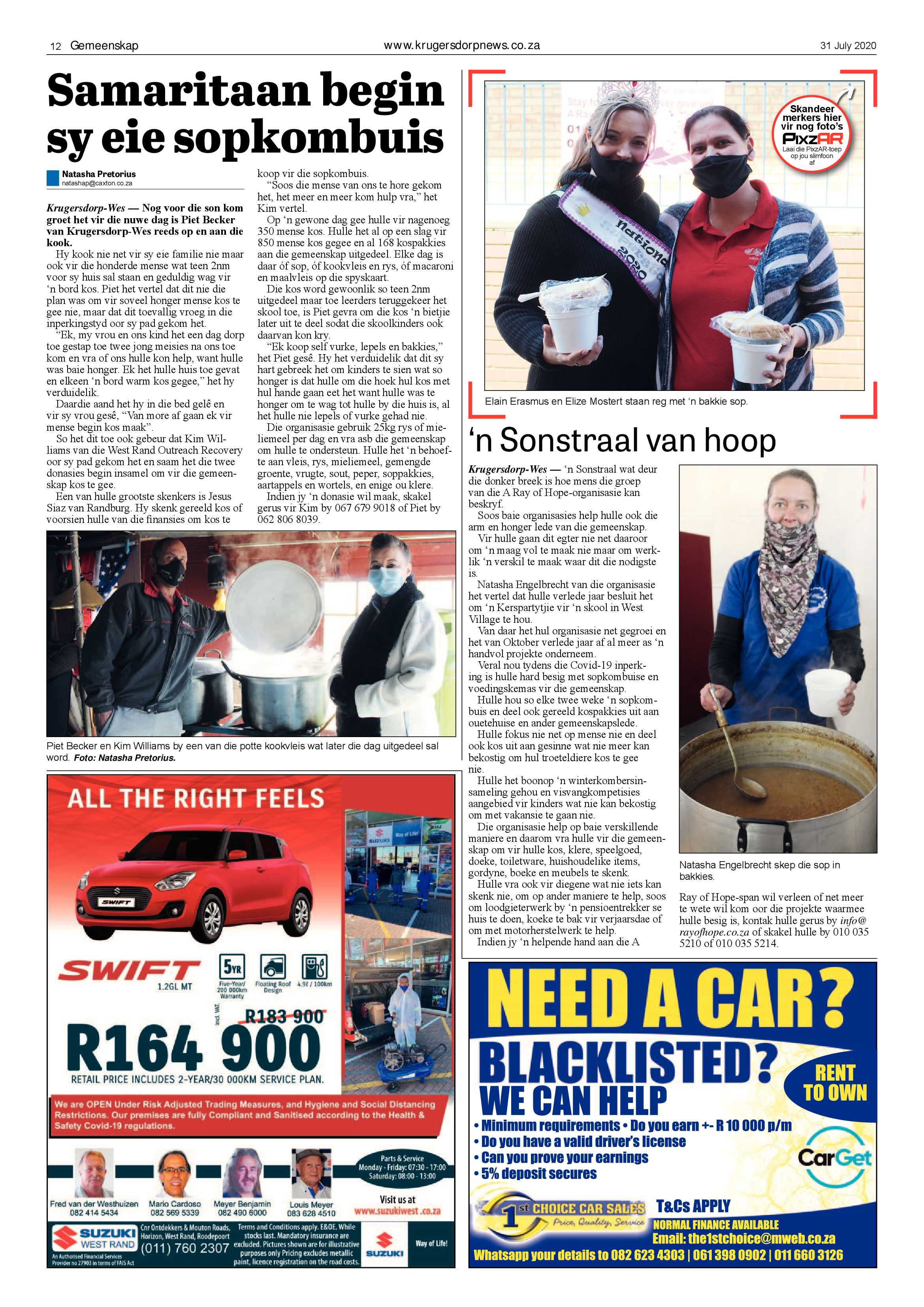 Krugersdorp News 31 July 2020 page 12