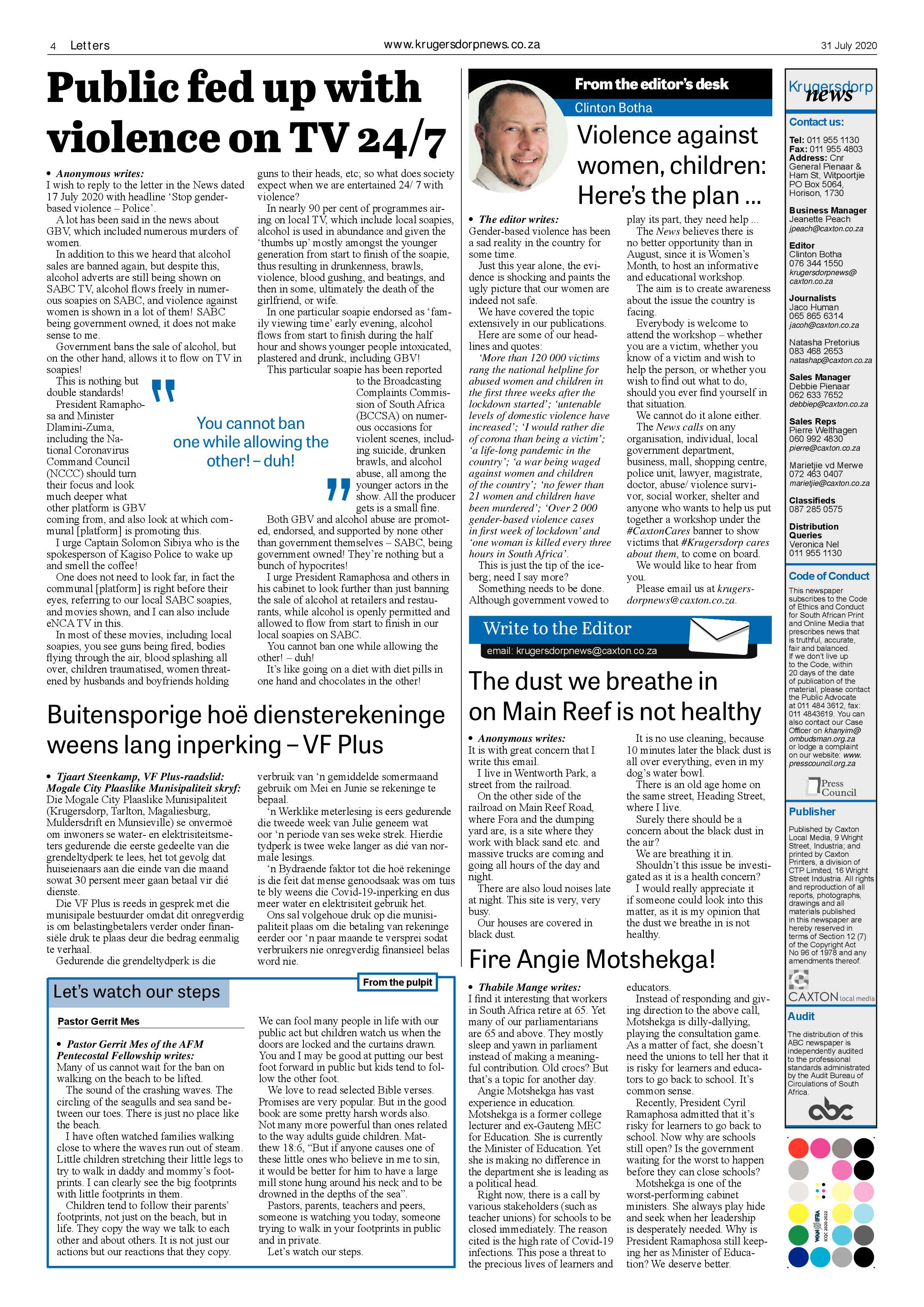 Krugersdorp News 31 July 2020 page 4