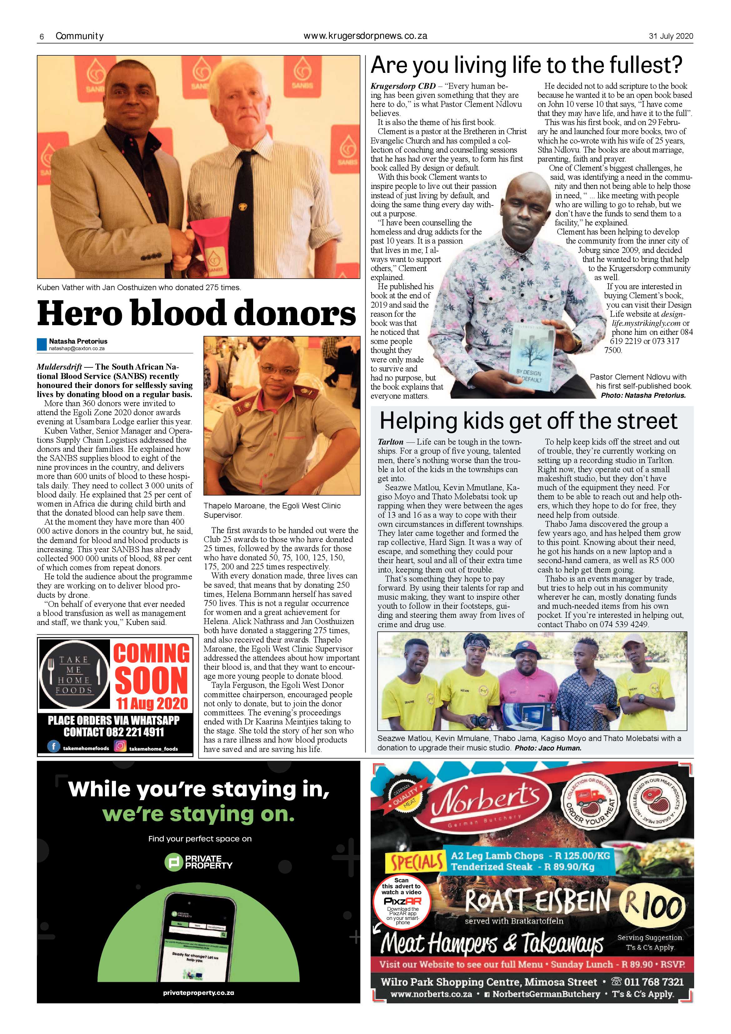 Krugersdorp News 31 July 2020 page 6
