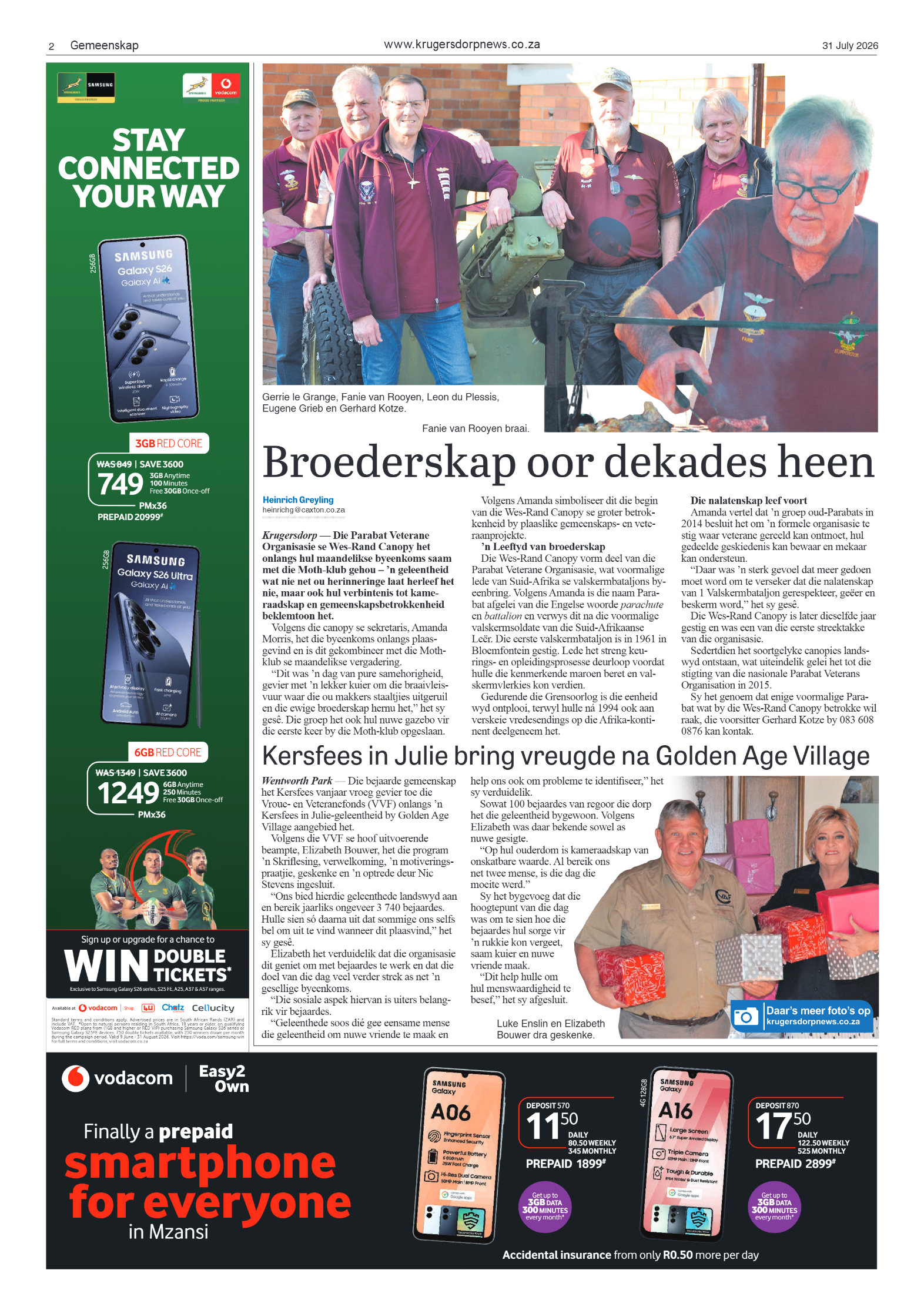 Krugersdorp News 31 July 2026 page 2