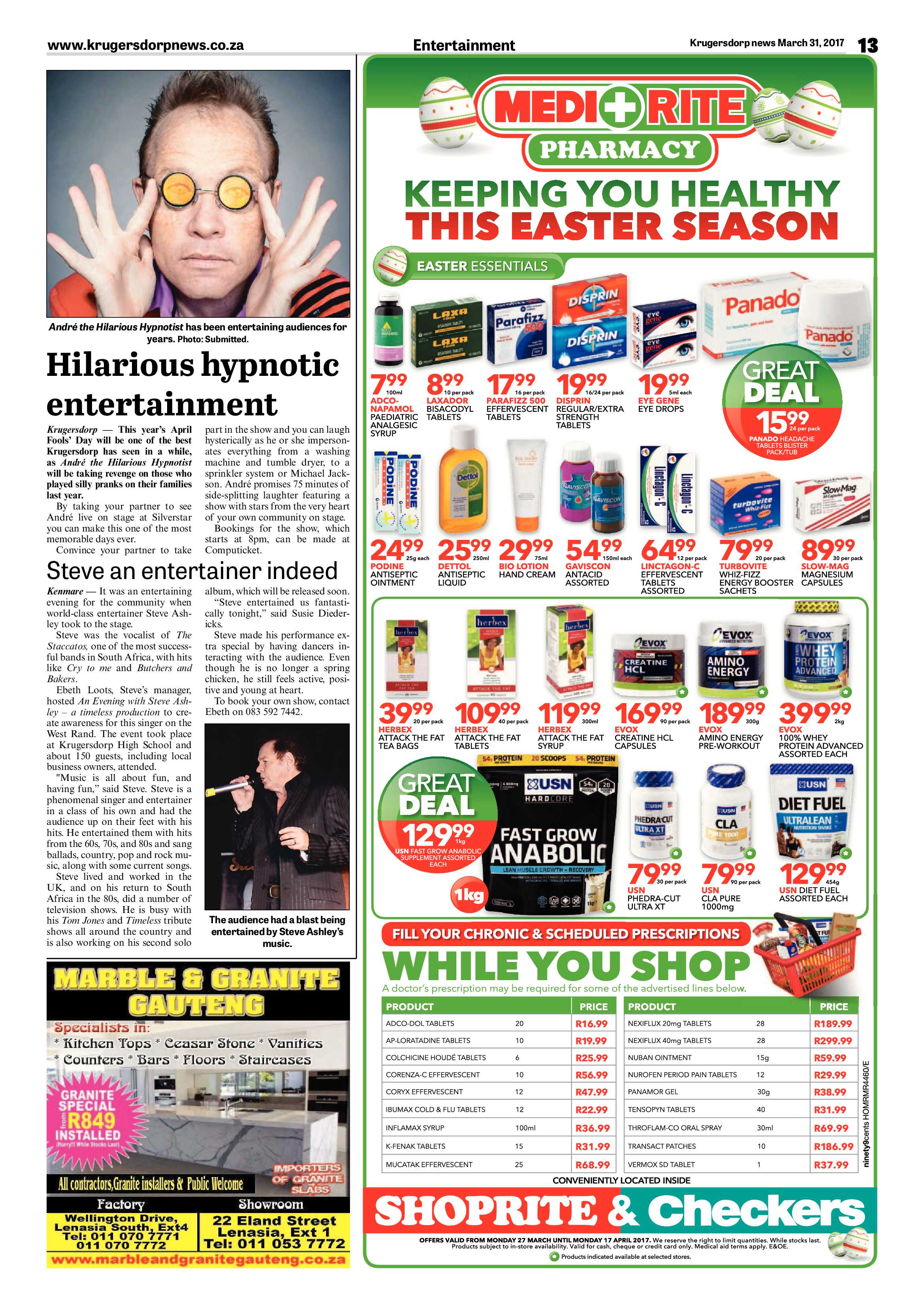 Krugersdorp News 31 March 2017 page 13
