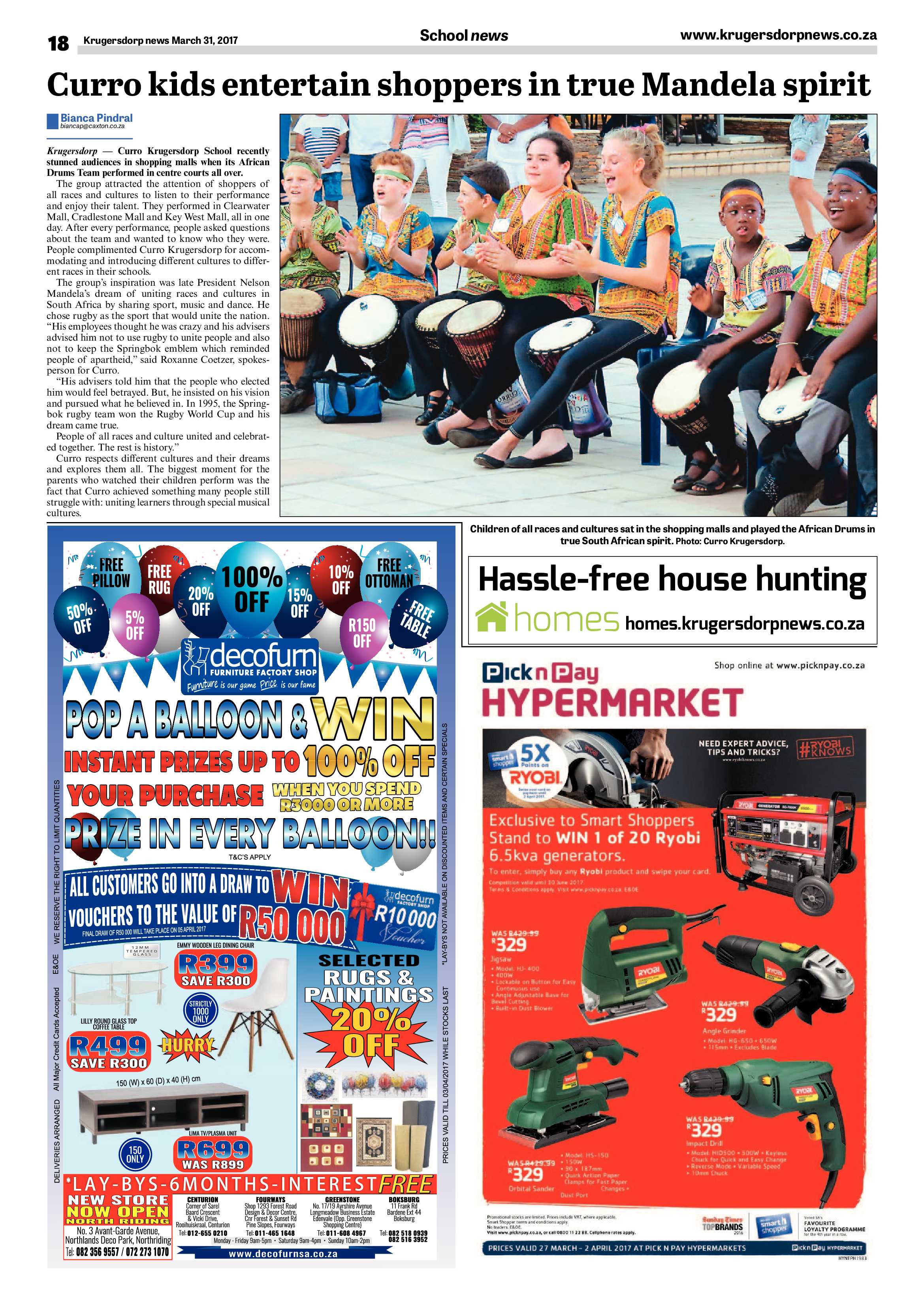 Krugersdorp News 31 March 2017 page 18