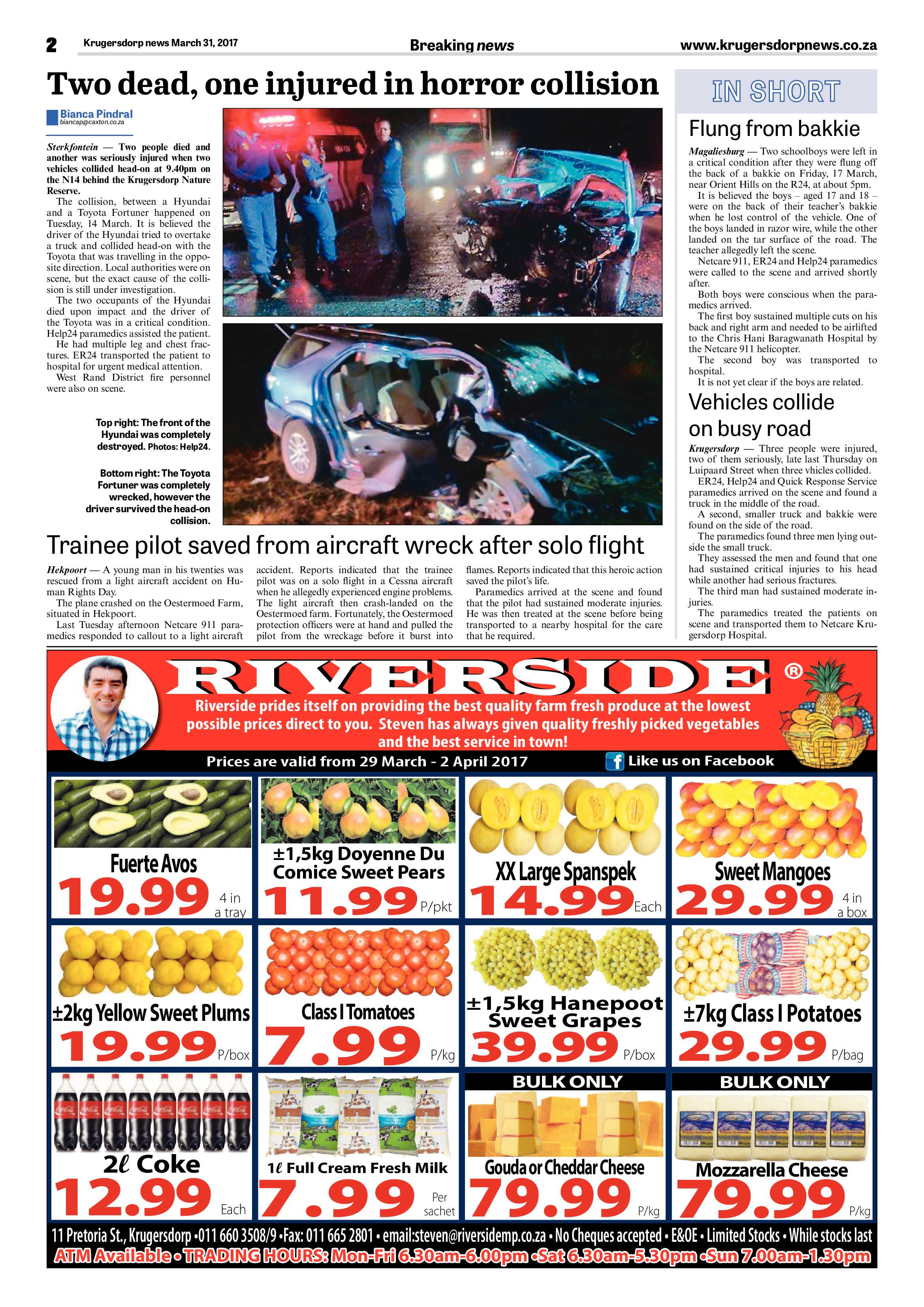 Krugersdorp News 31 March 2017 page 2
