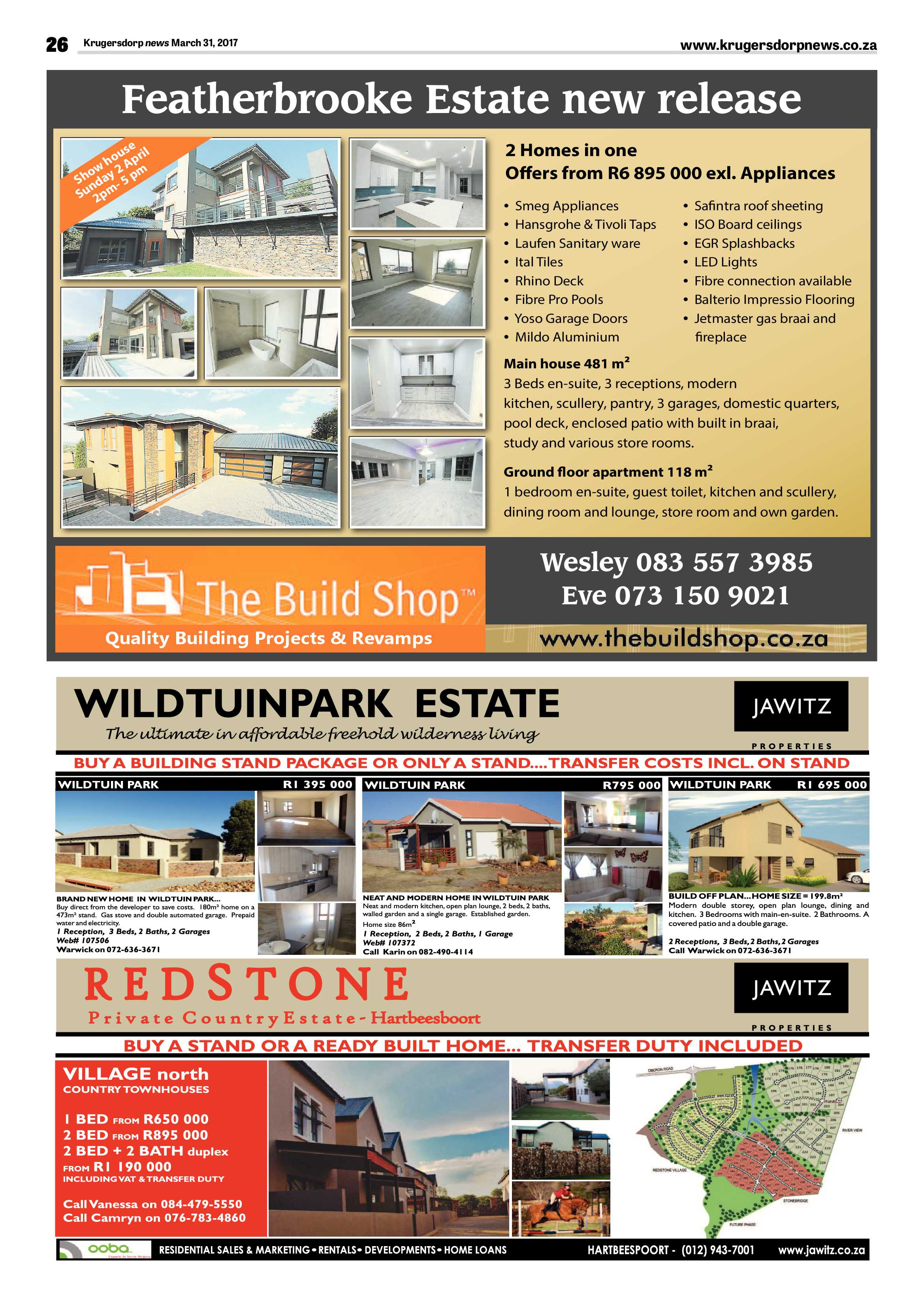 Krugersdorp News 31 March 2017 page 26