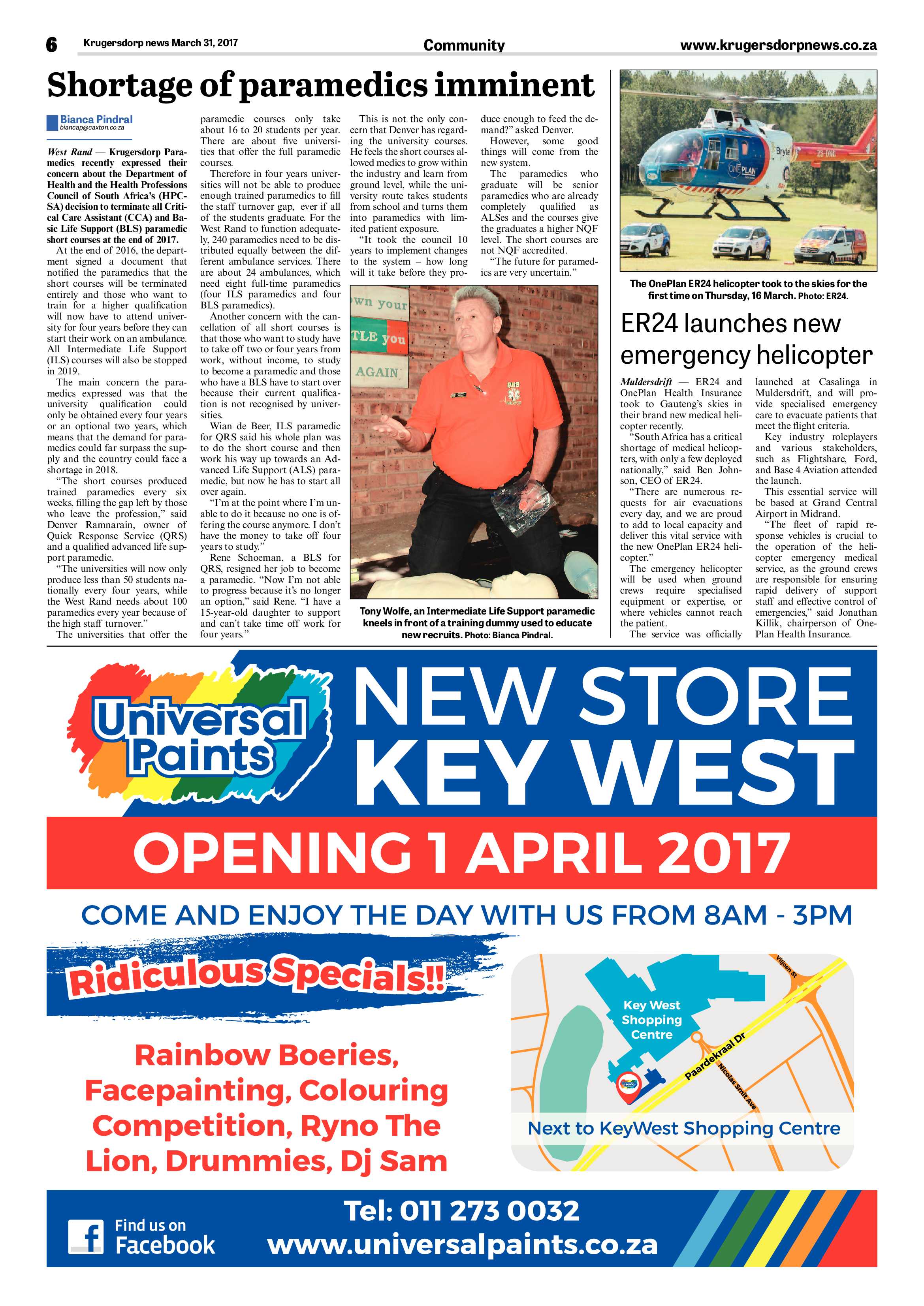 Krugersdorp News 31 March 2017 page 6
