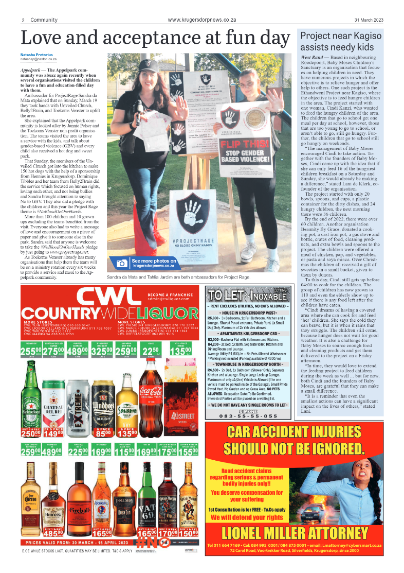 Krugersdorp News 31 March 2023 page 2