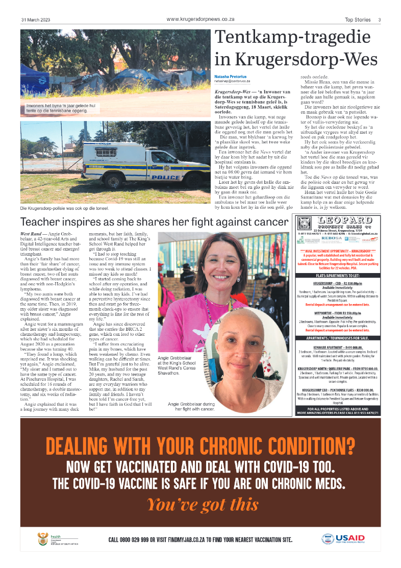 Krugersdorp News 31 March 2023 page 3