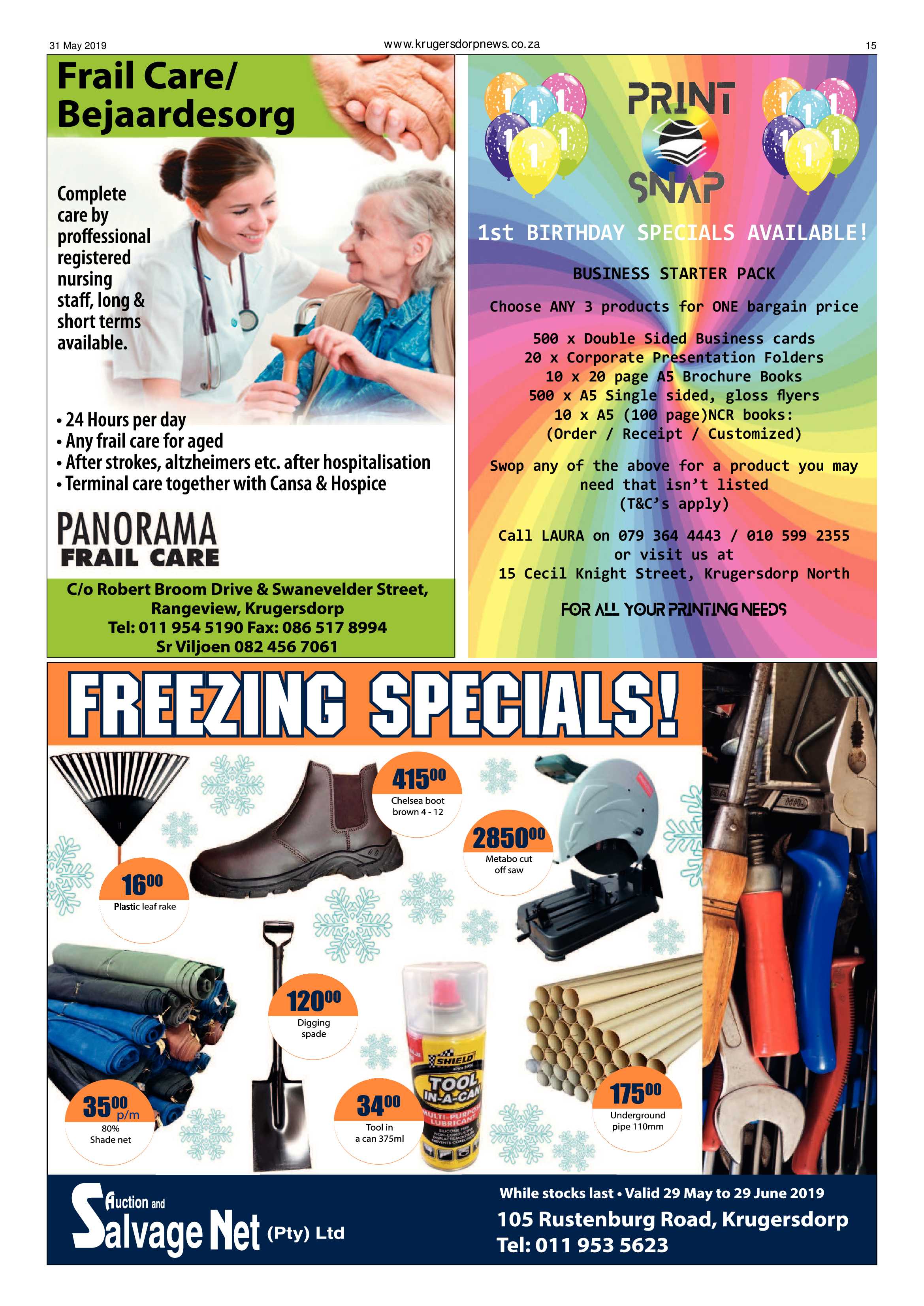 Krugersdorp News 31 May 2019 page 15