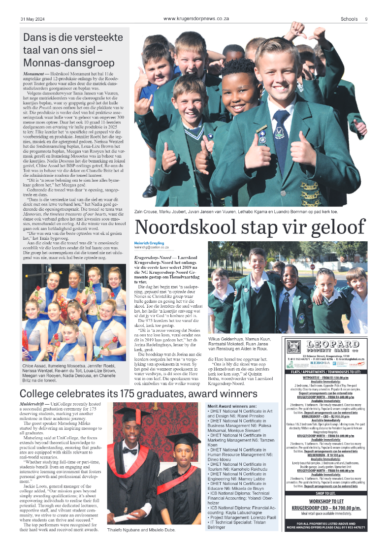 Krugersdorp News 31 May 2024 page 9
