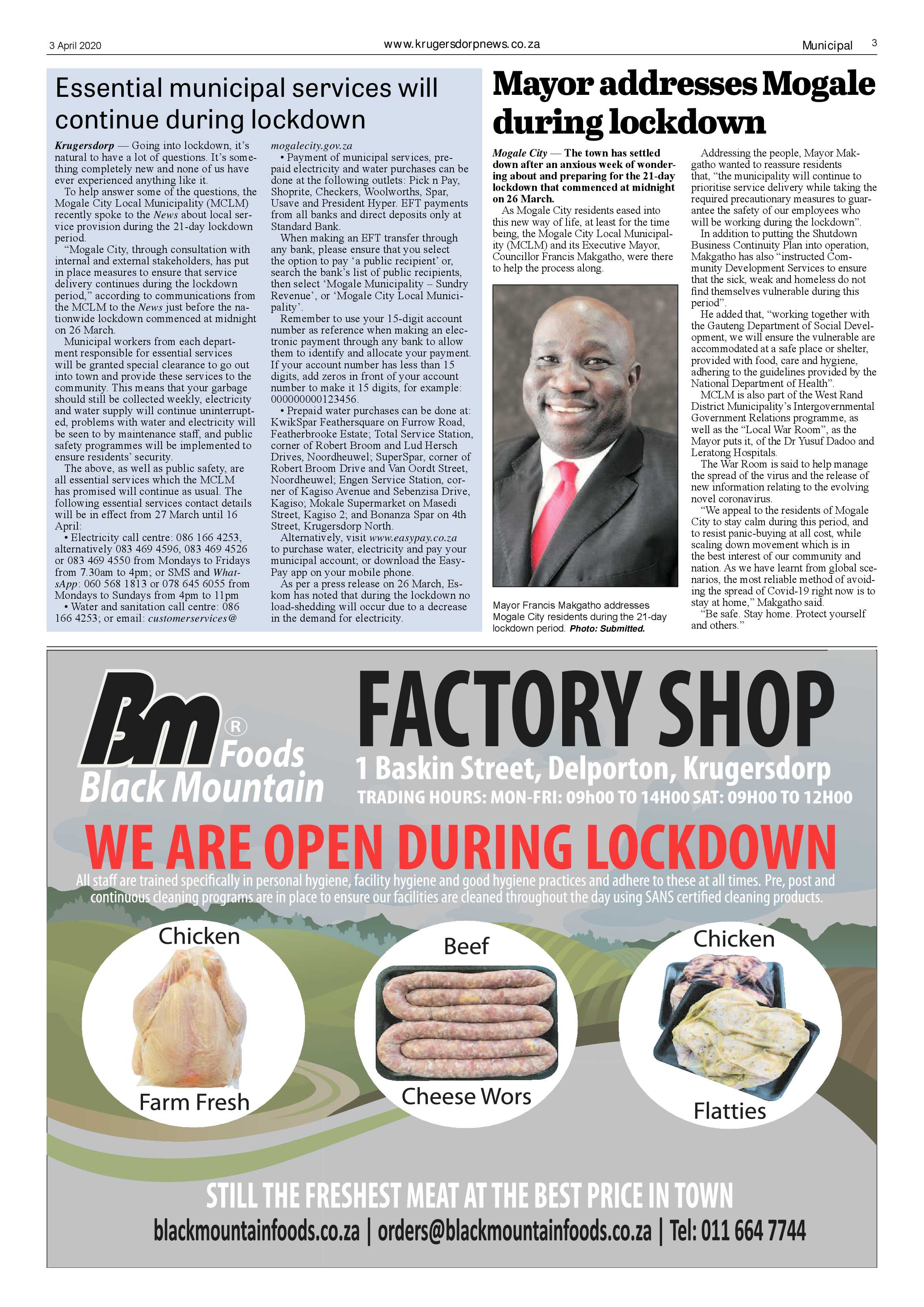 Krugersdorp News 3 April 2020 page 3