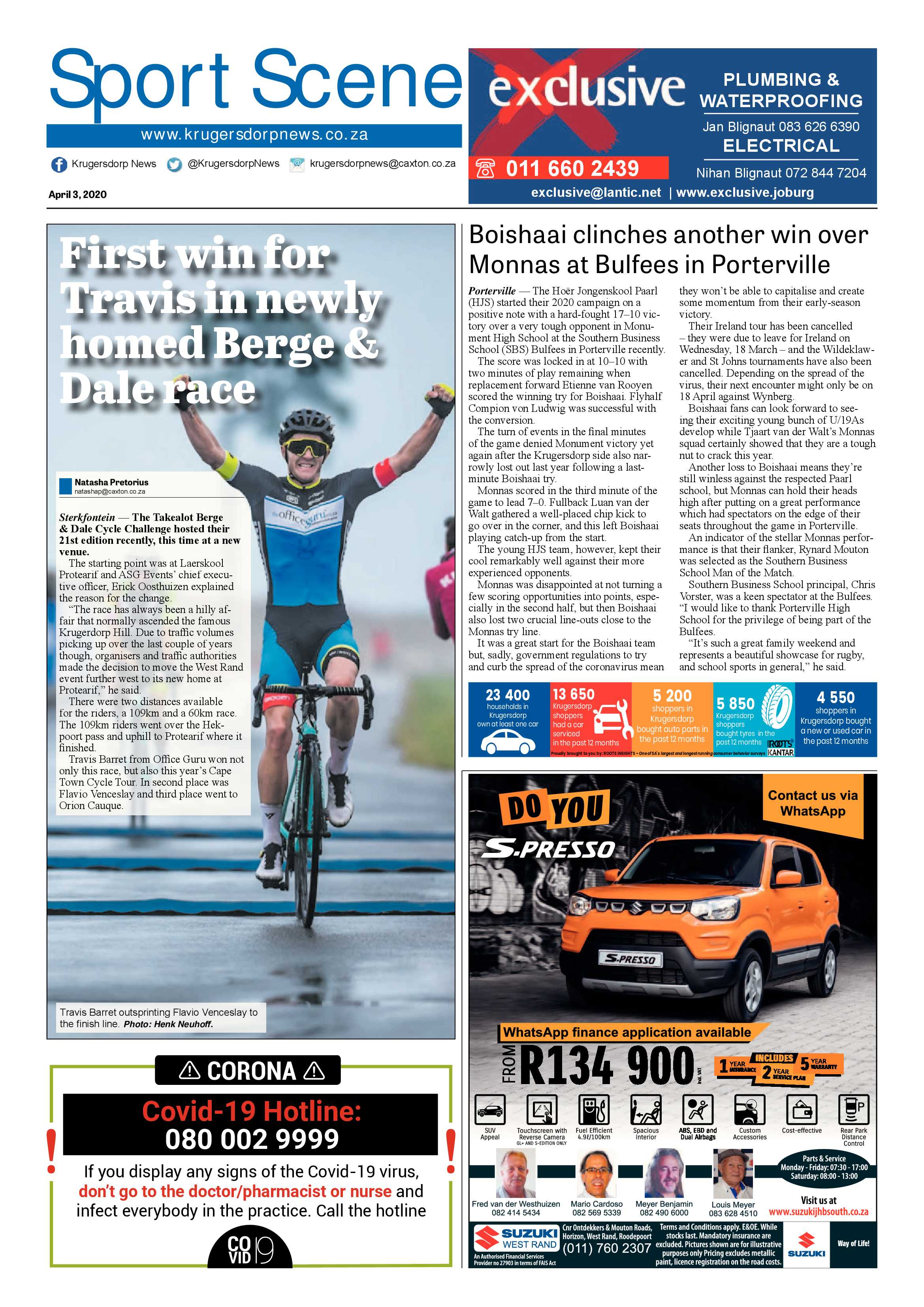 Krugersdorp News 3 April 2020 page 8