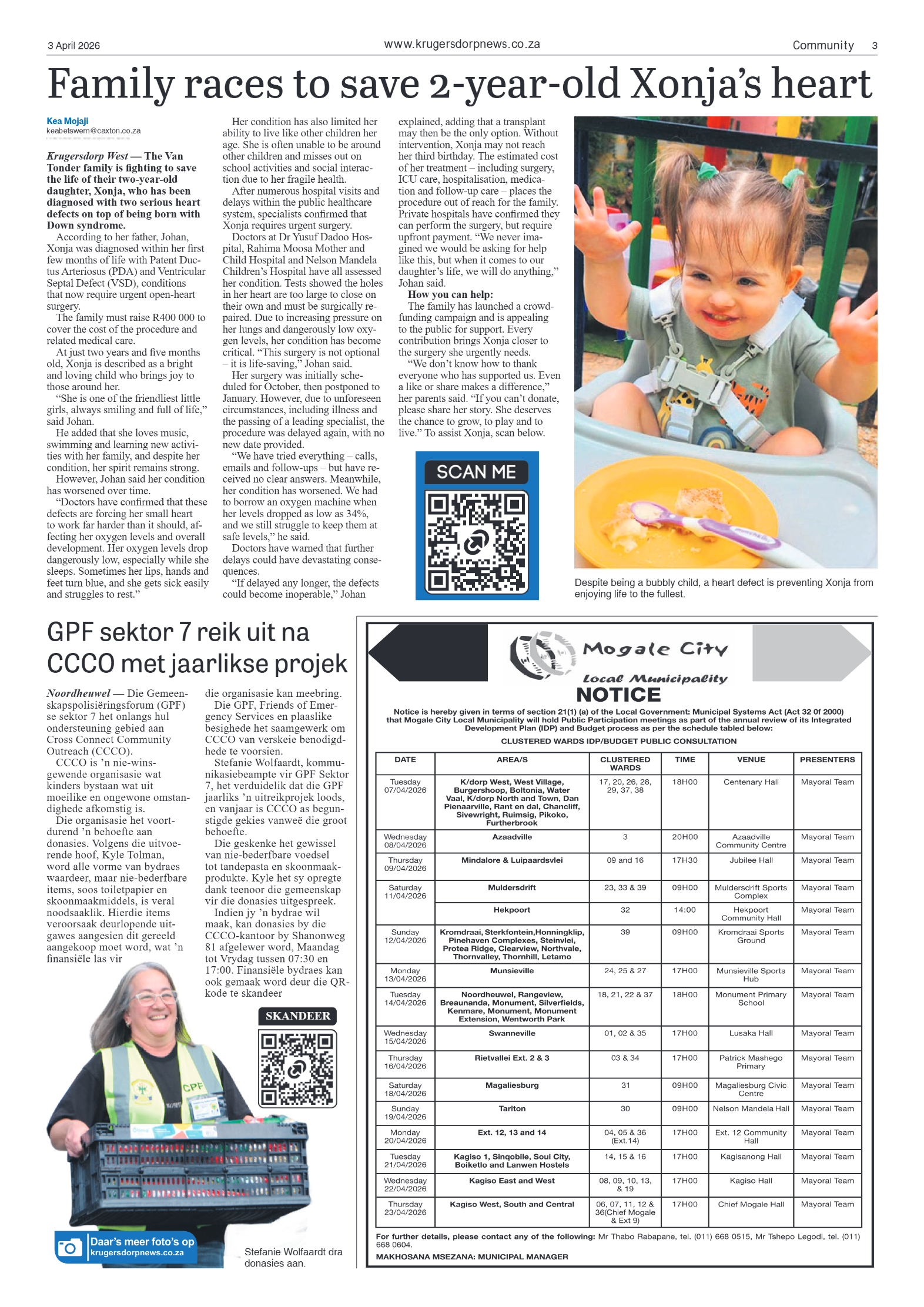 Krugersdorp News 3 April 2026 page 3