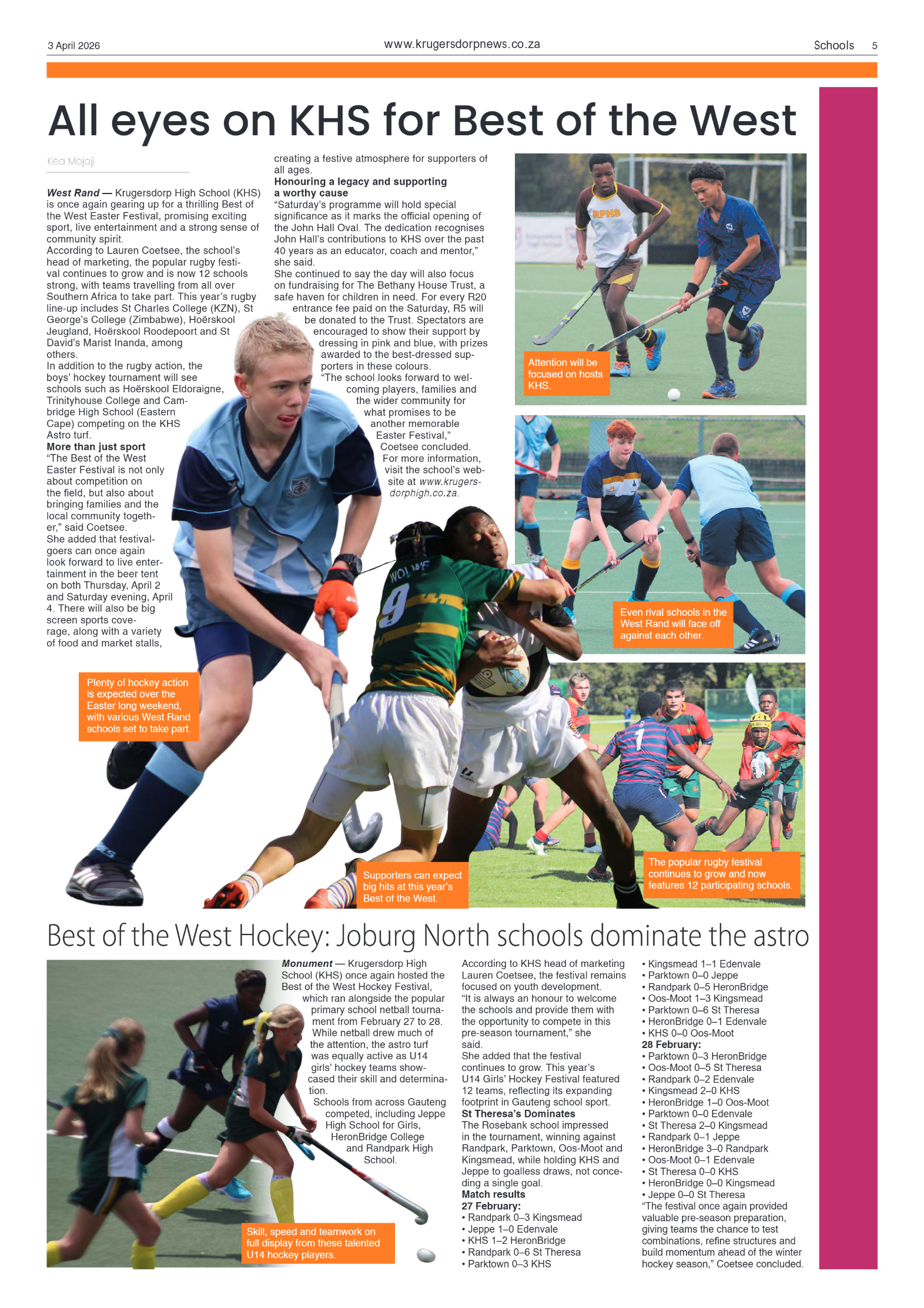 Krugersdorp News 3 April 2026 page 5