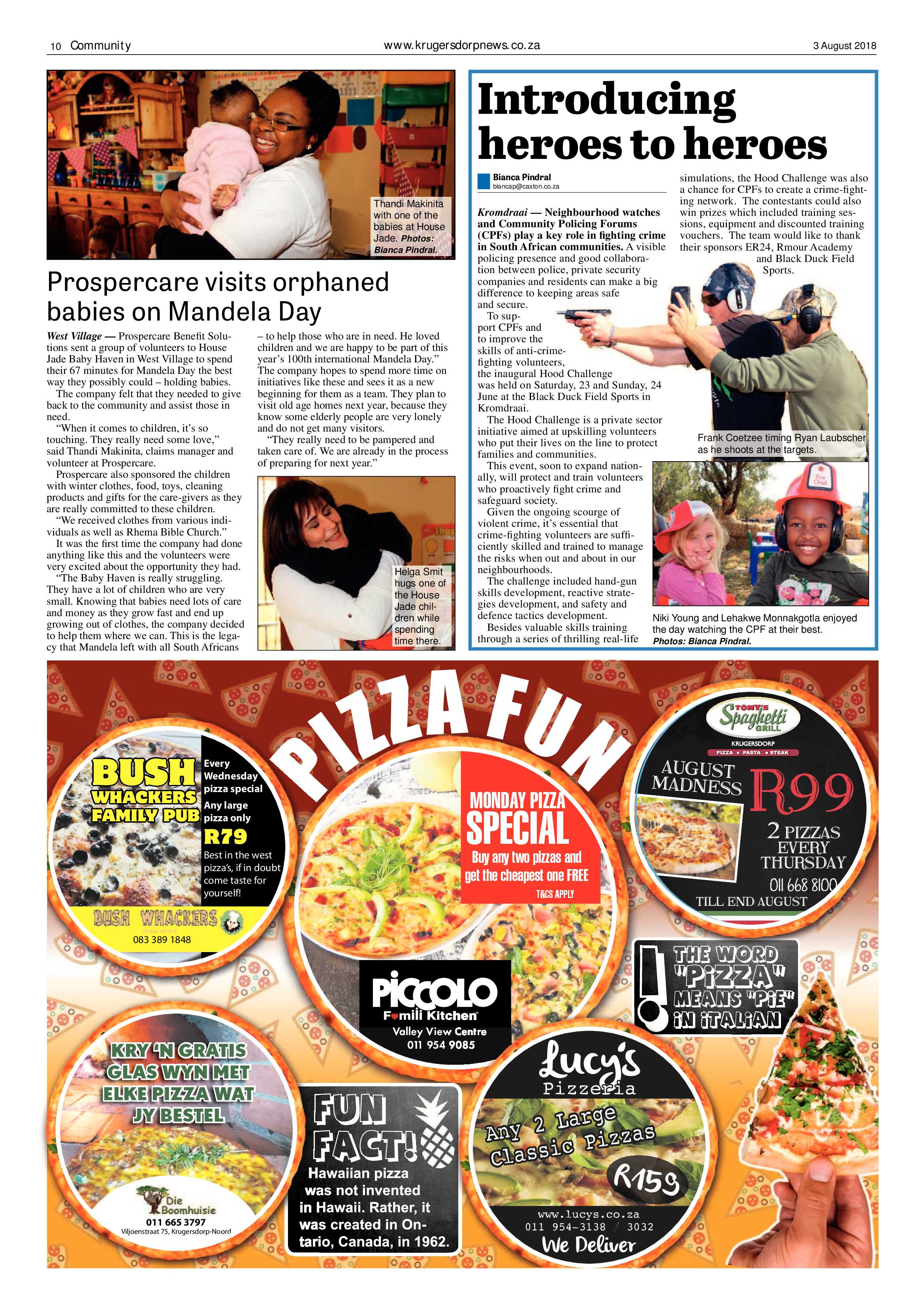 Krugersdorp News 3 August 2018 page 10