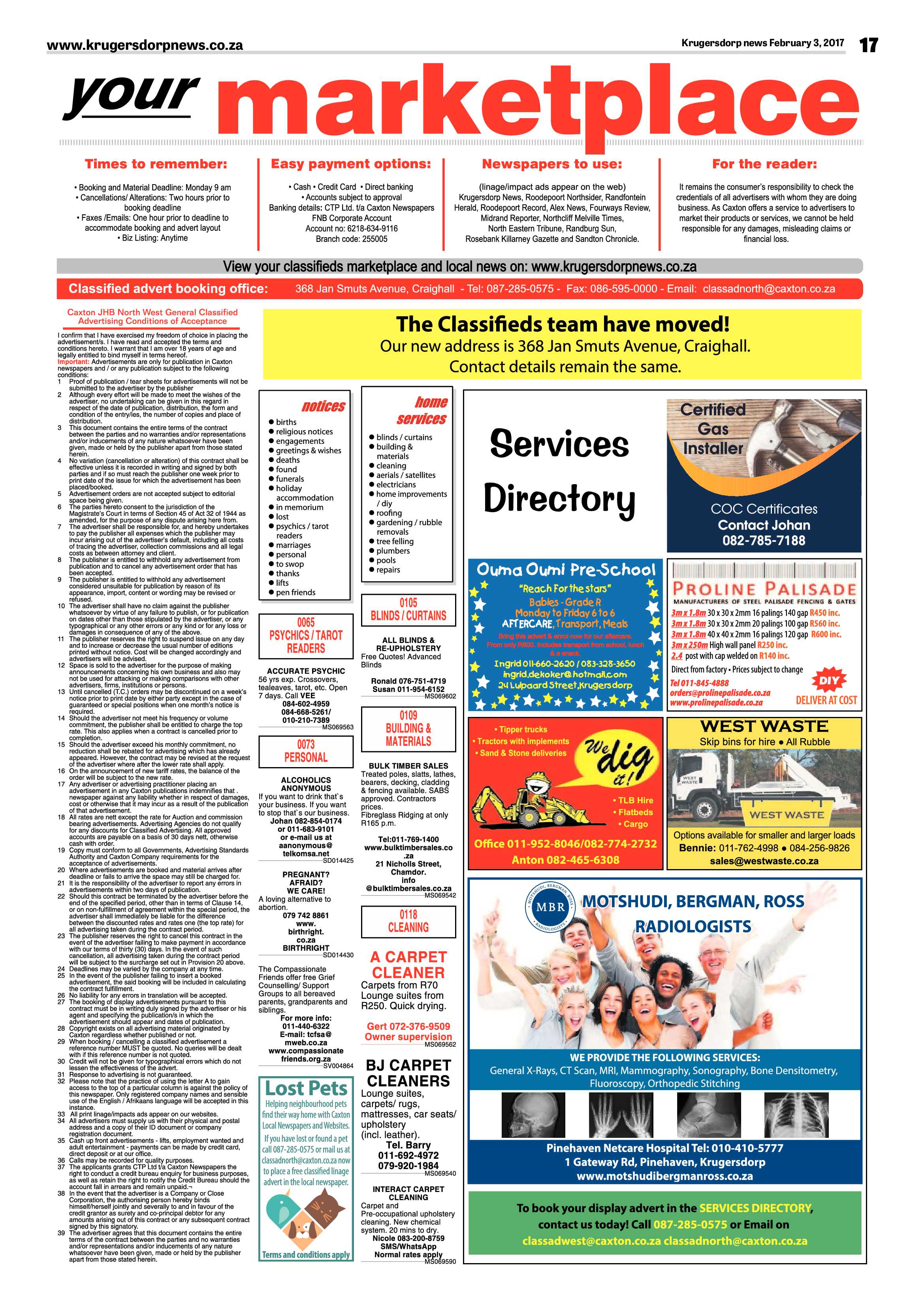 Krugersdorp News 3 February 2017 page 17