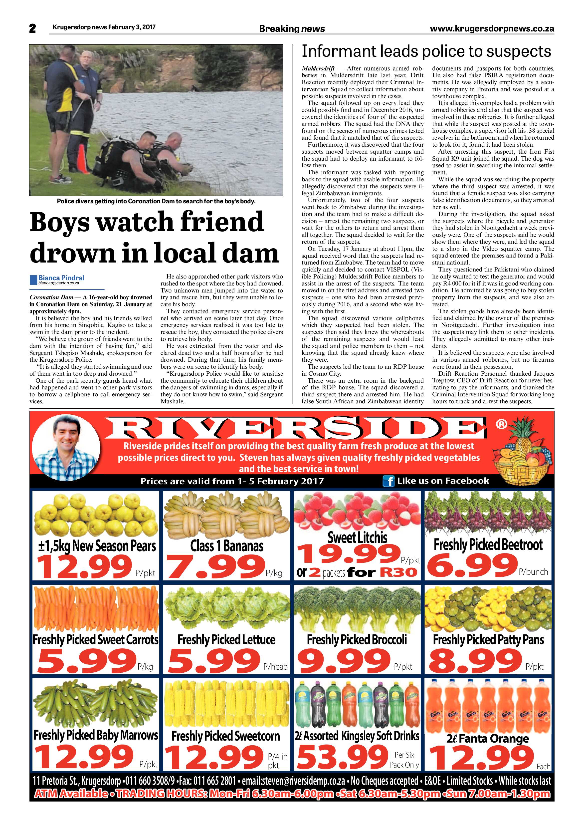 Krugersdorp News 3 February 2017 page 2