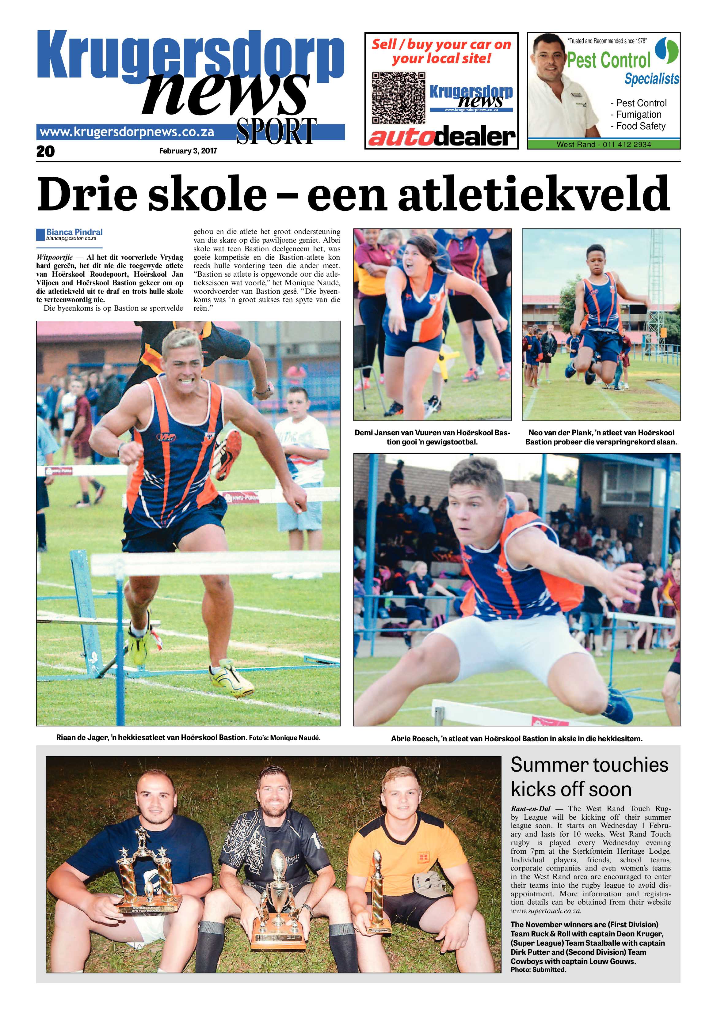 Krugersdorp News 3 February 2017 page 20