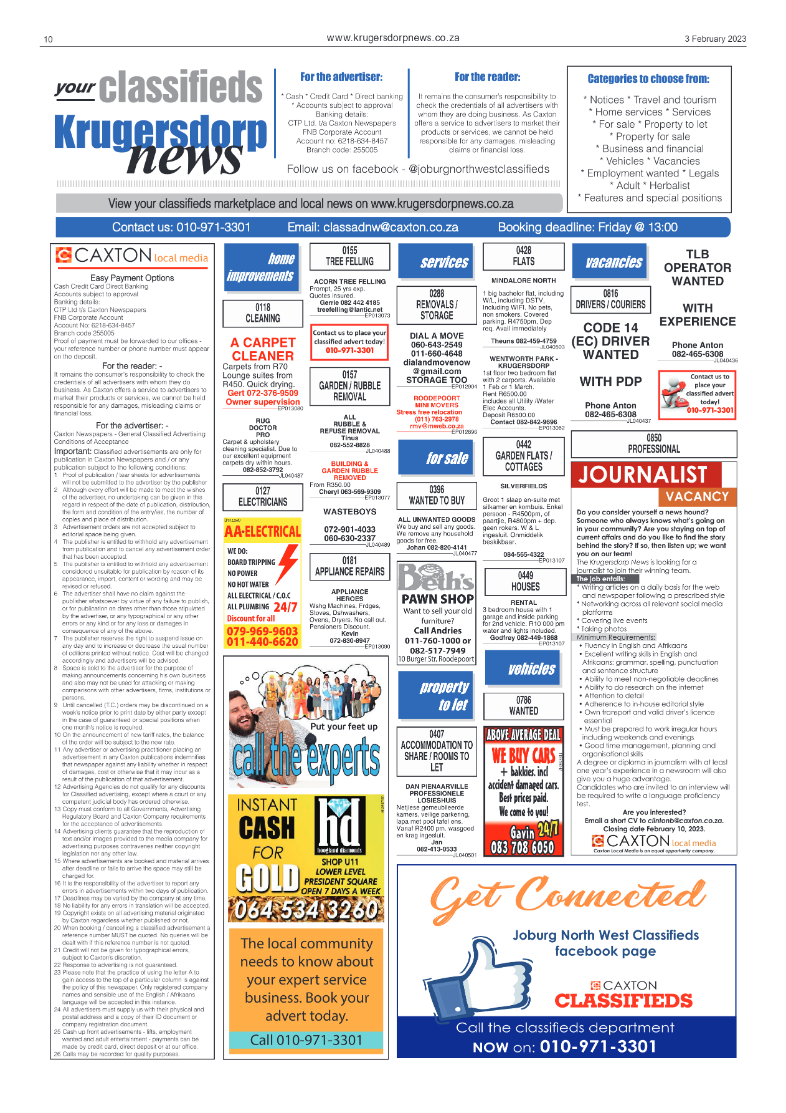 Krugersdorp News 3 February 2023 page 10