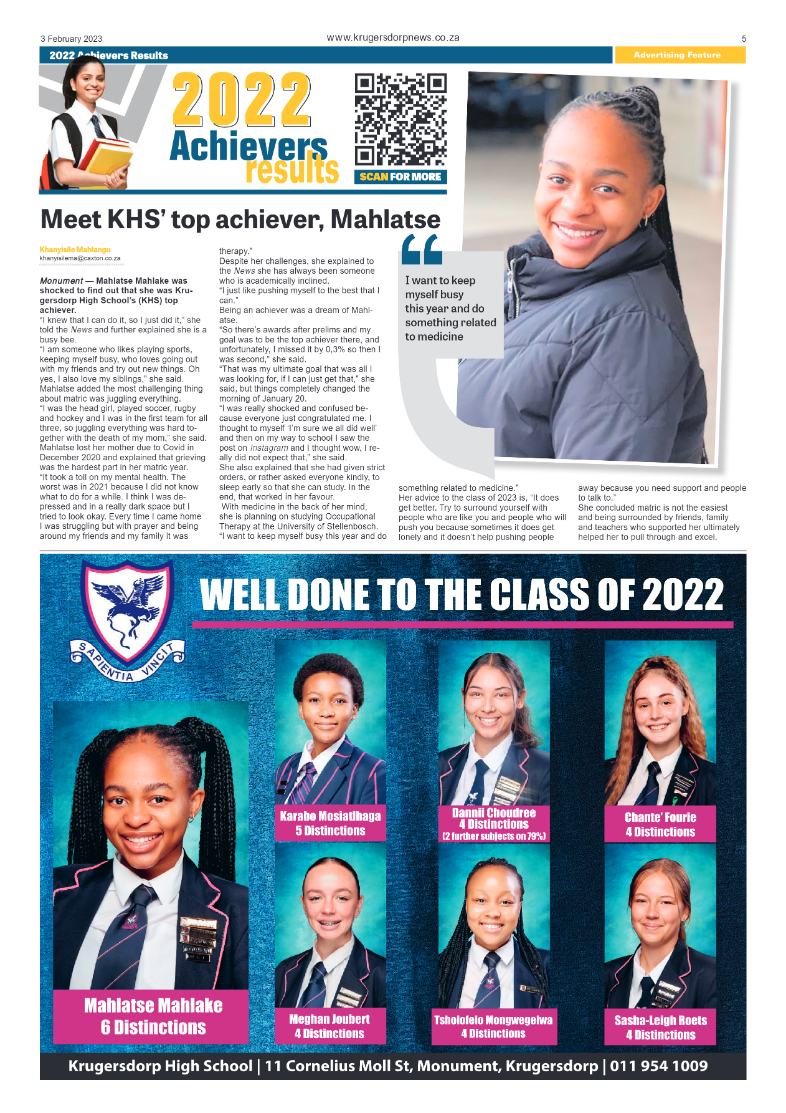 Krugersdorp News 3 February 2023 page 5