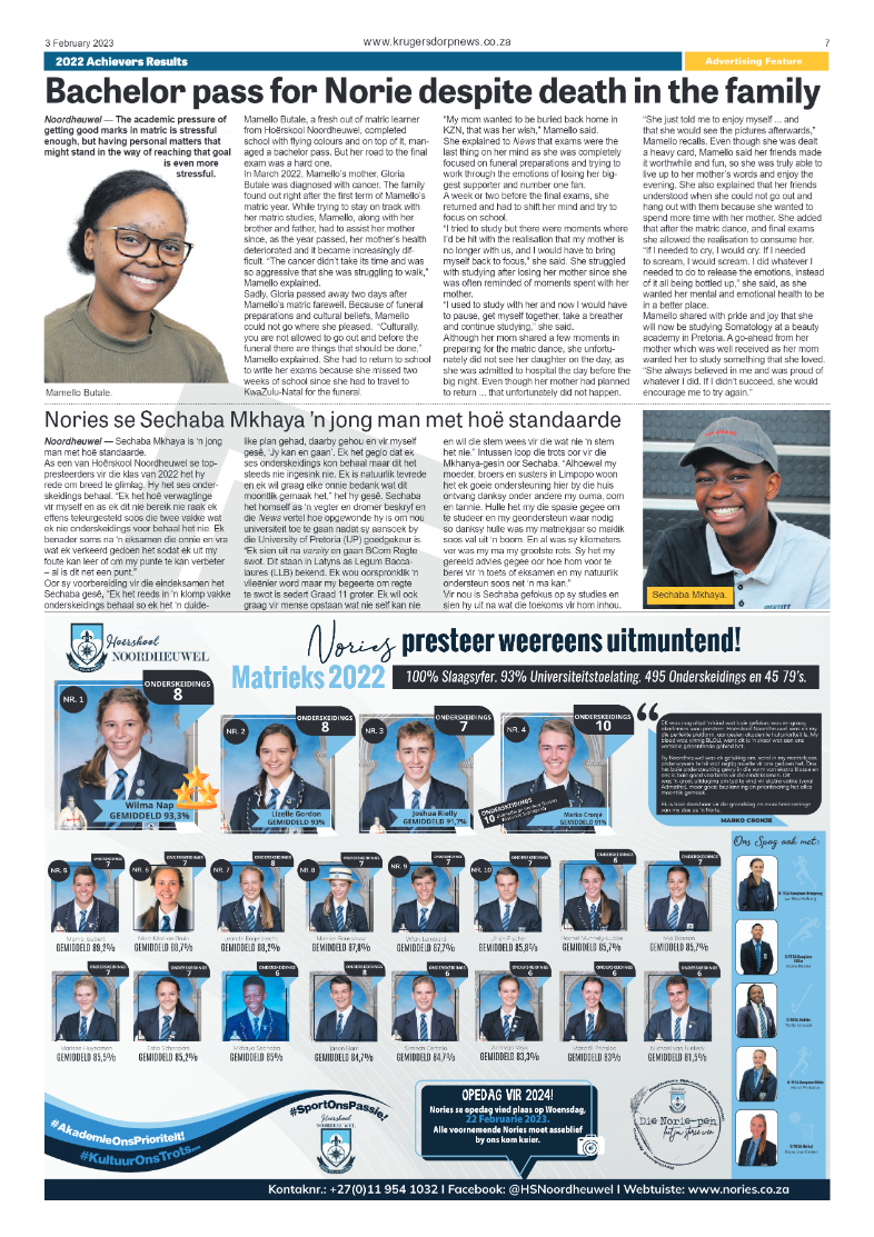 Krugersdorp News 3 February 2023 page 7