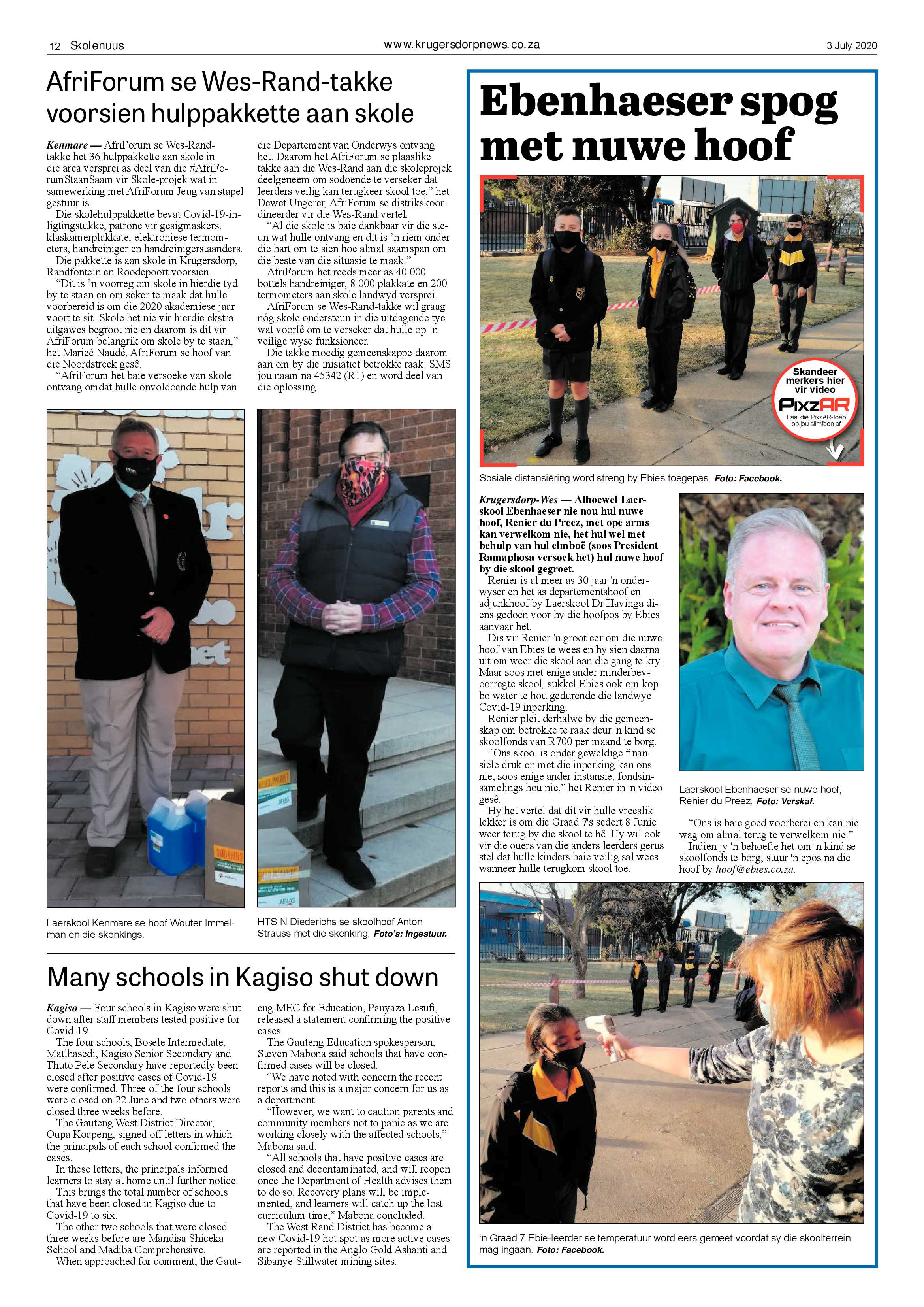 Krugersdorp News 3 July 2020 page 12