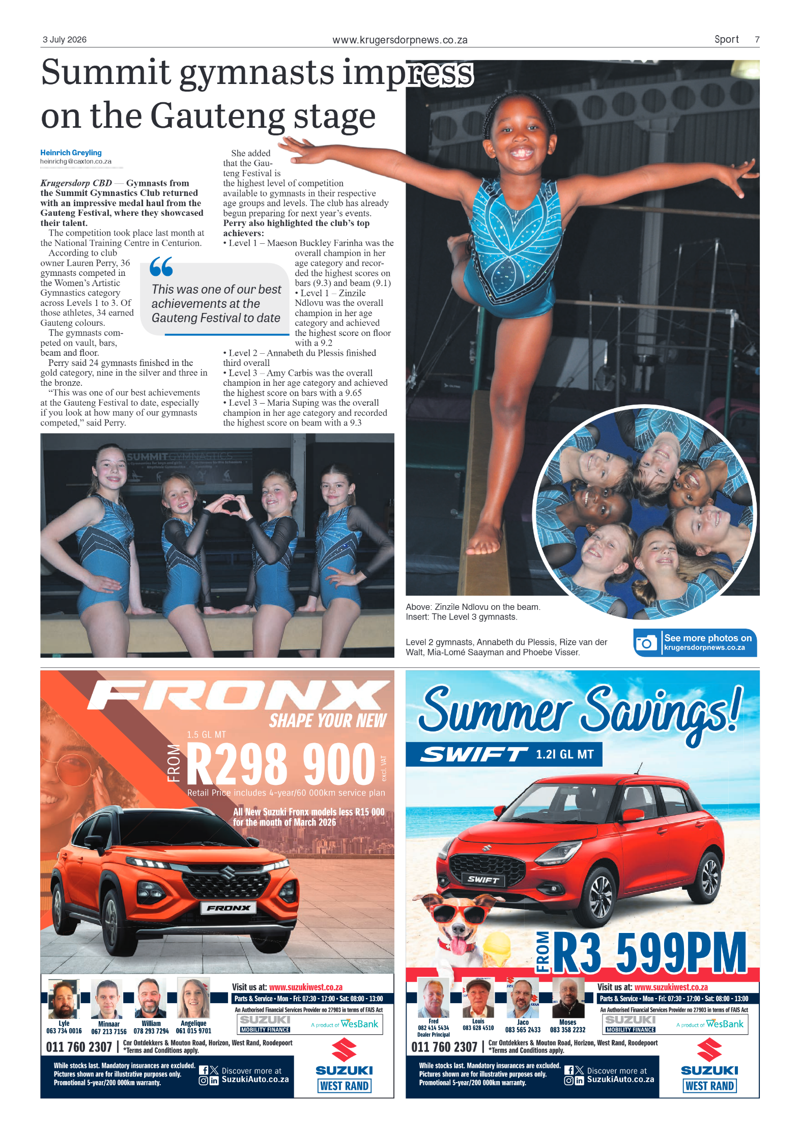 Krugersdorp News 3 July 2026 page 7