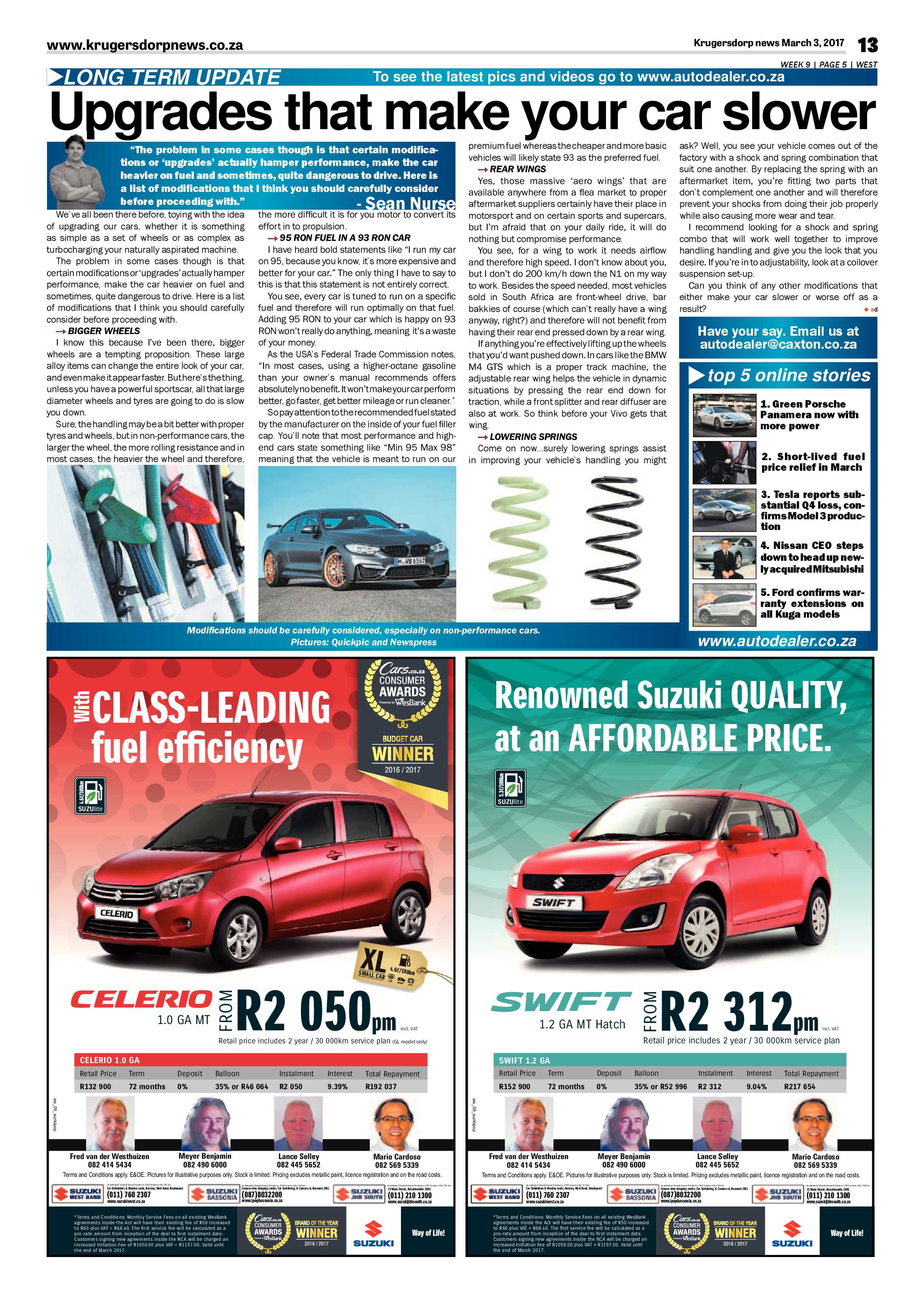 Krugersdorp News 3 March 2017 page 13