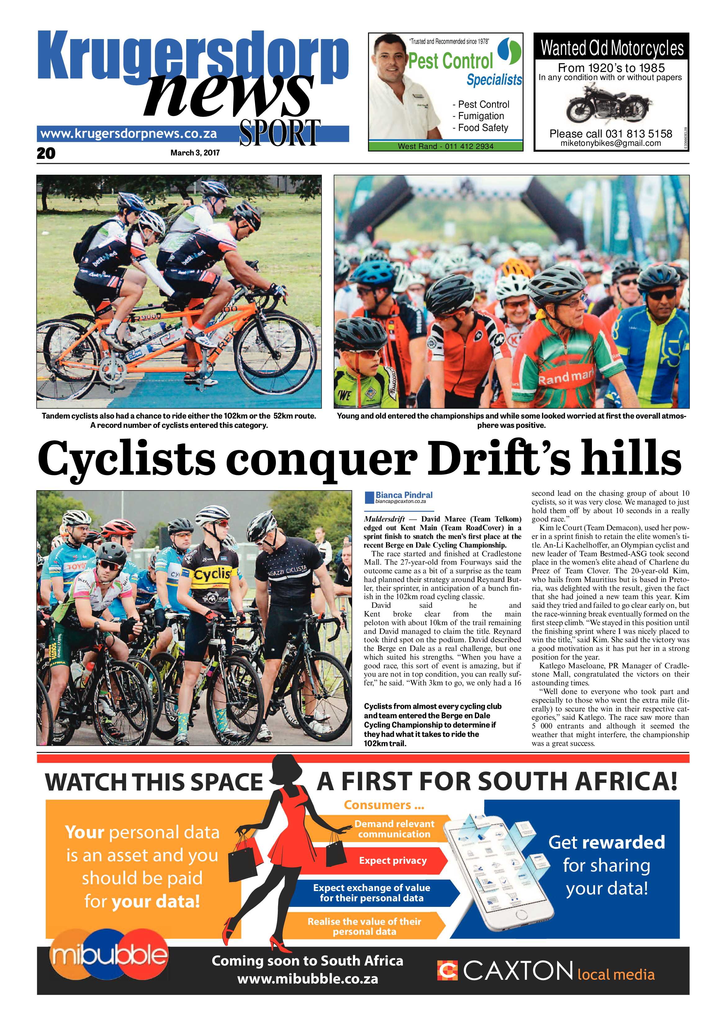 Krugersdorp News 3 March 2017 page 20