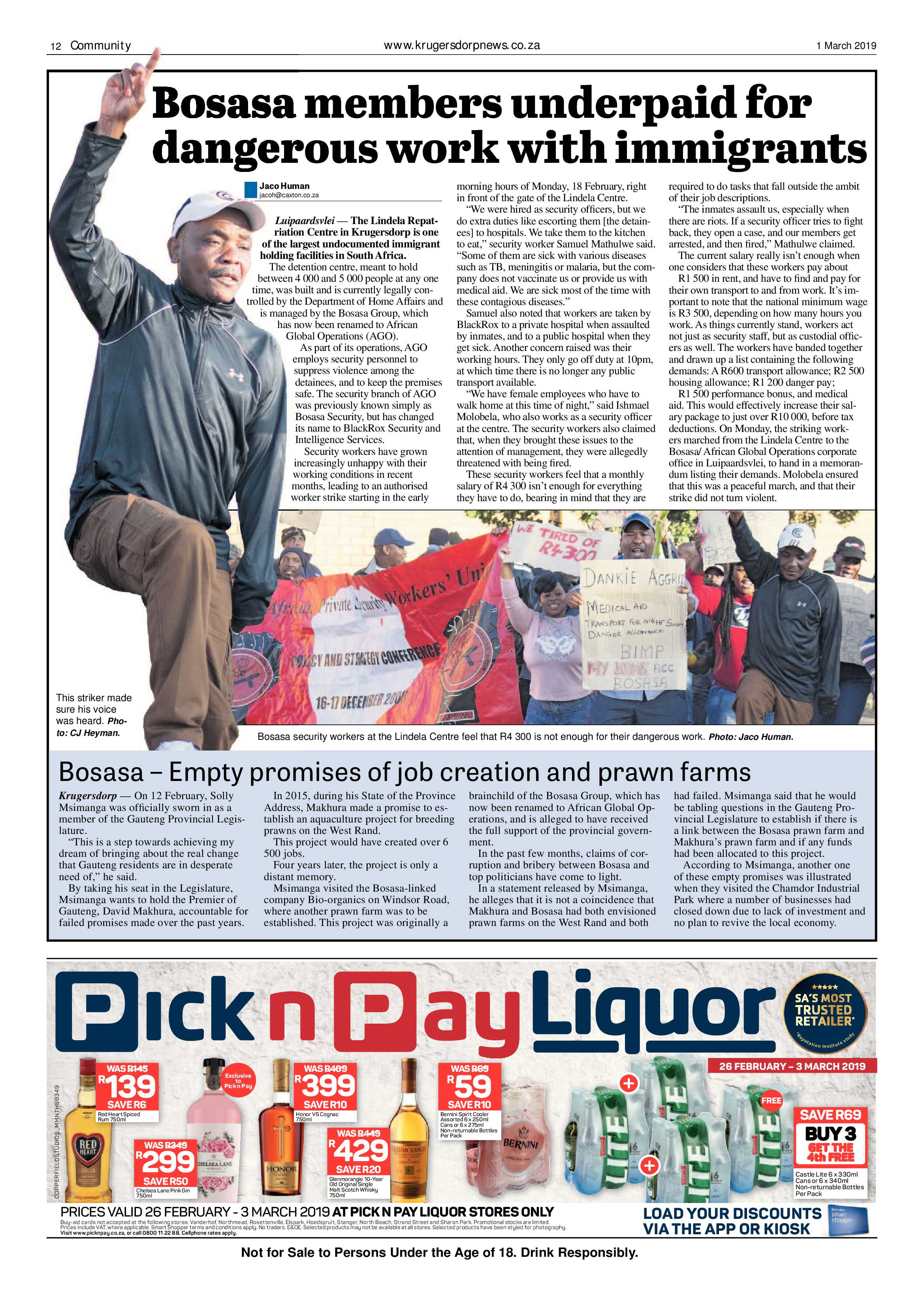 Krugersdorp News 1 March 2019 page 12