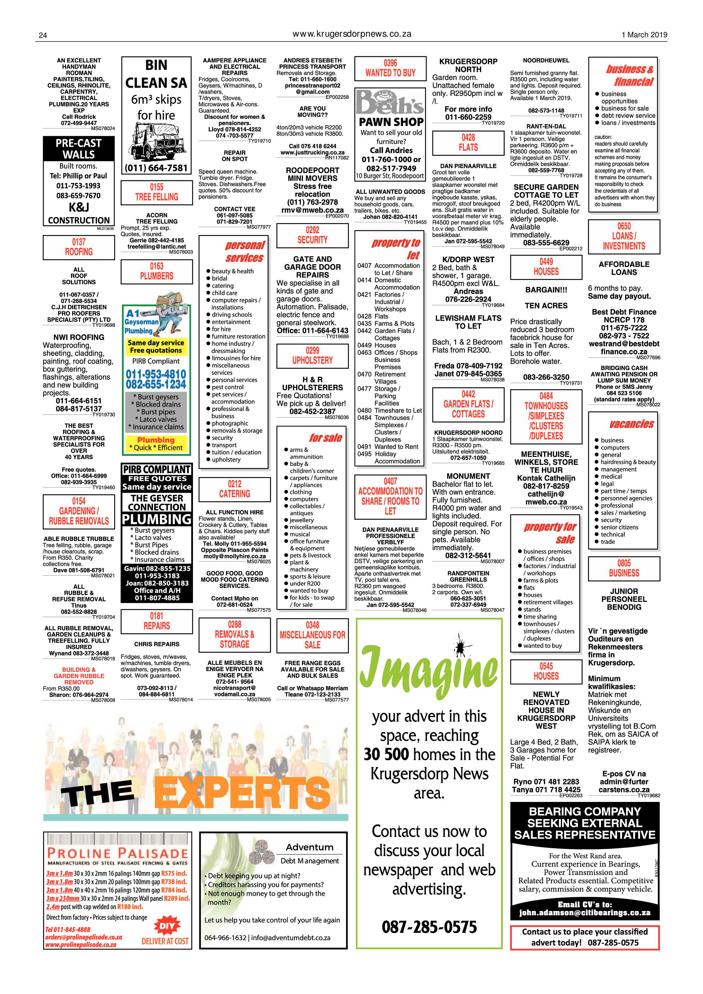 Krugersdorp News 1 March 2019 page 24