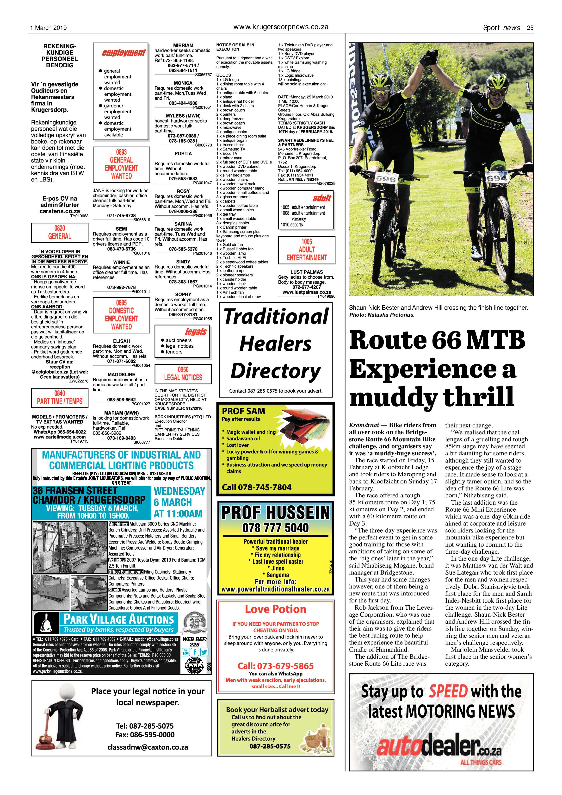 Krugersdorp News 1 March 2019 page 25