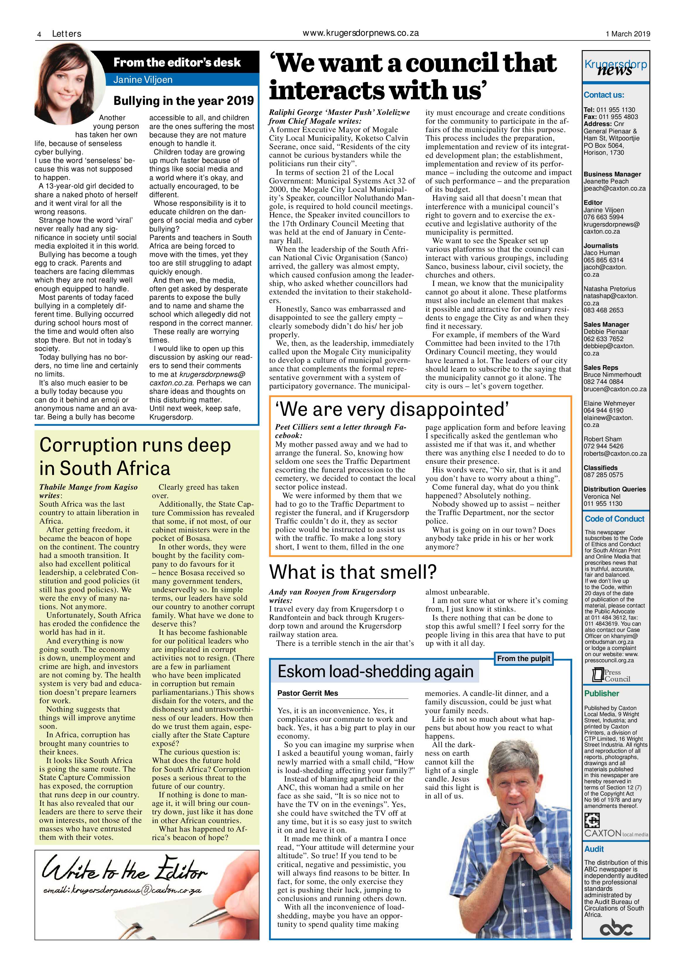 Krugersdorp News 1 March 2019 page 4