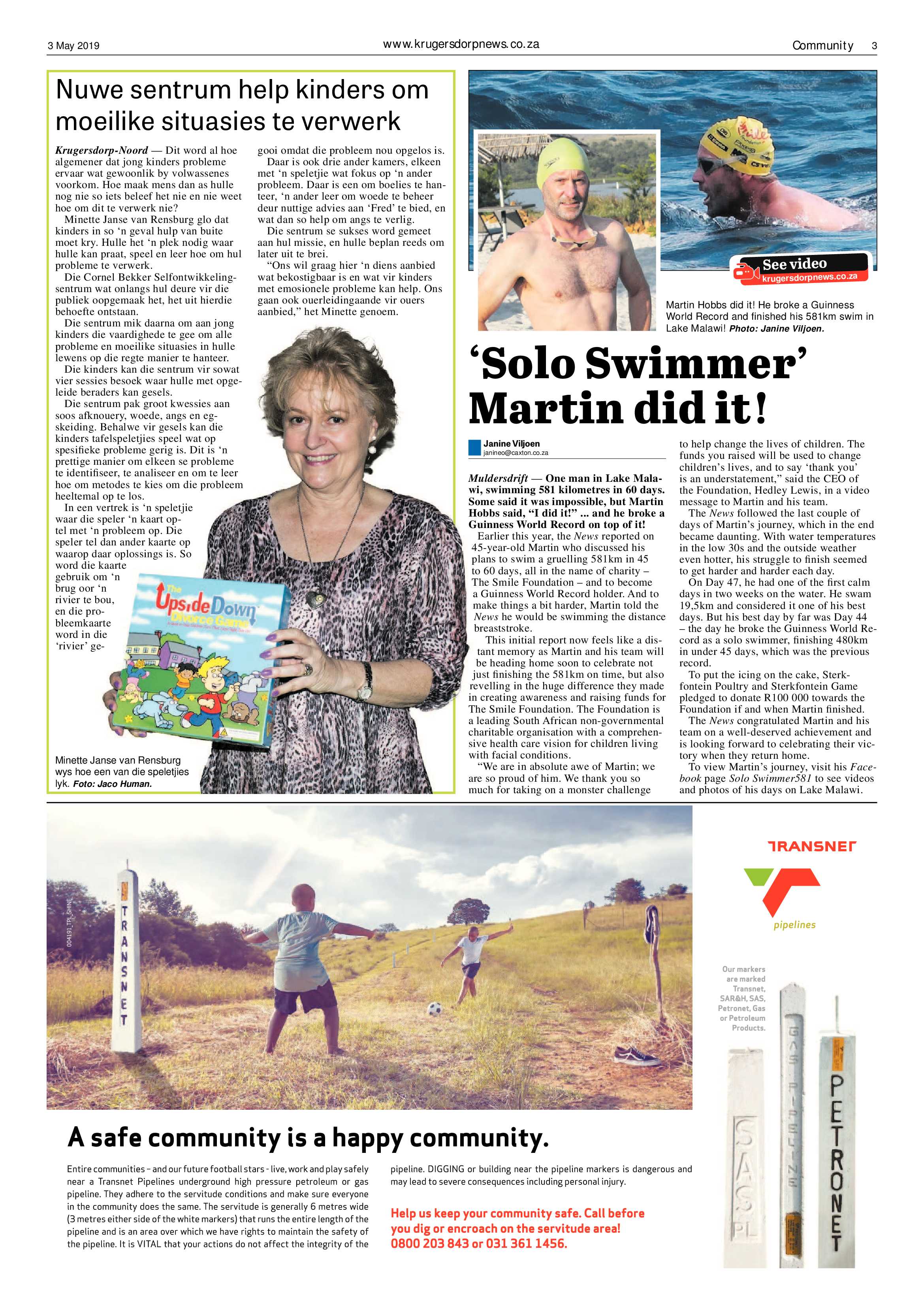 Krugersdorp News 3 May 2019 page 3