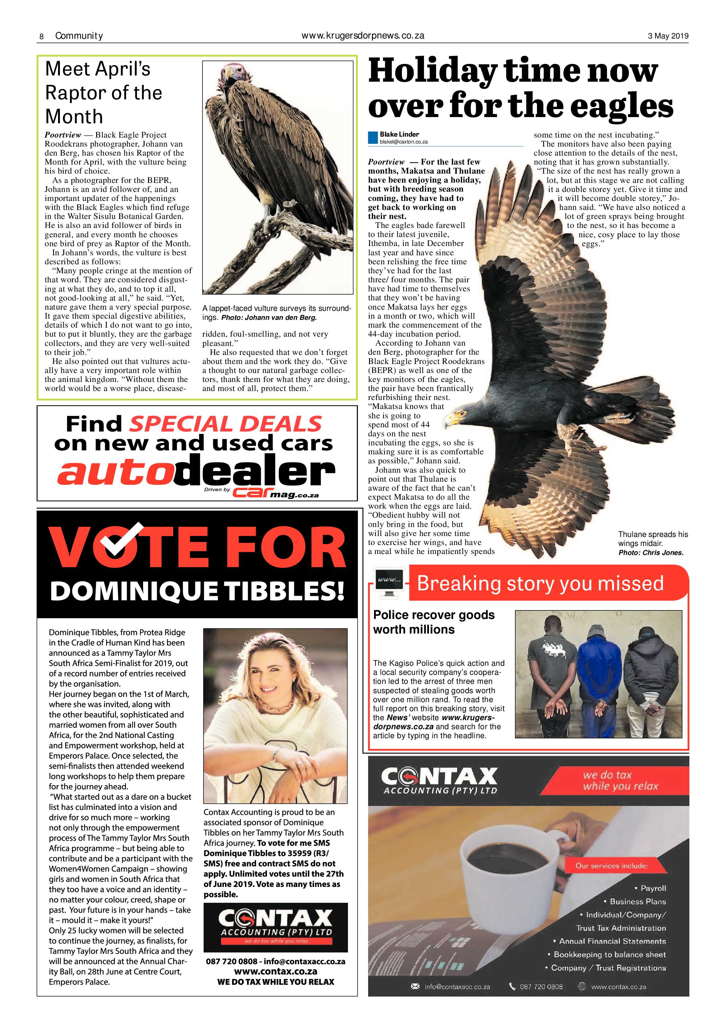 Krugersdorp News 3 May 2019 page 8
