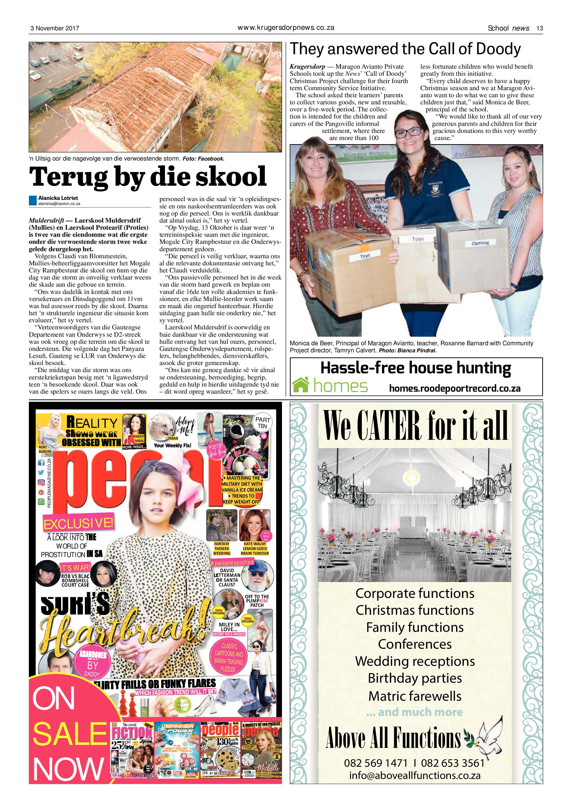 Krugersdorp News 3 November 2017 page 13
