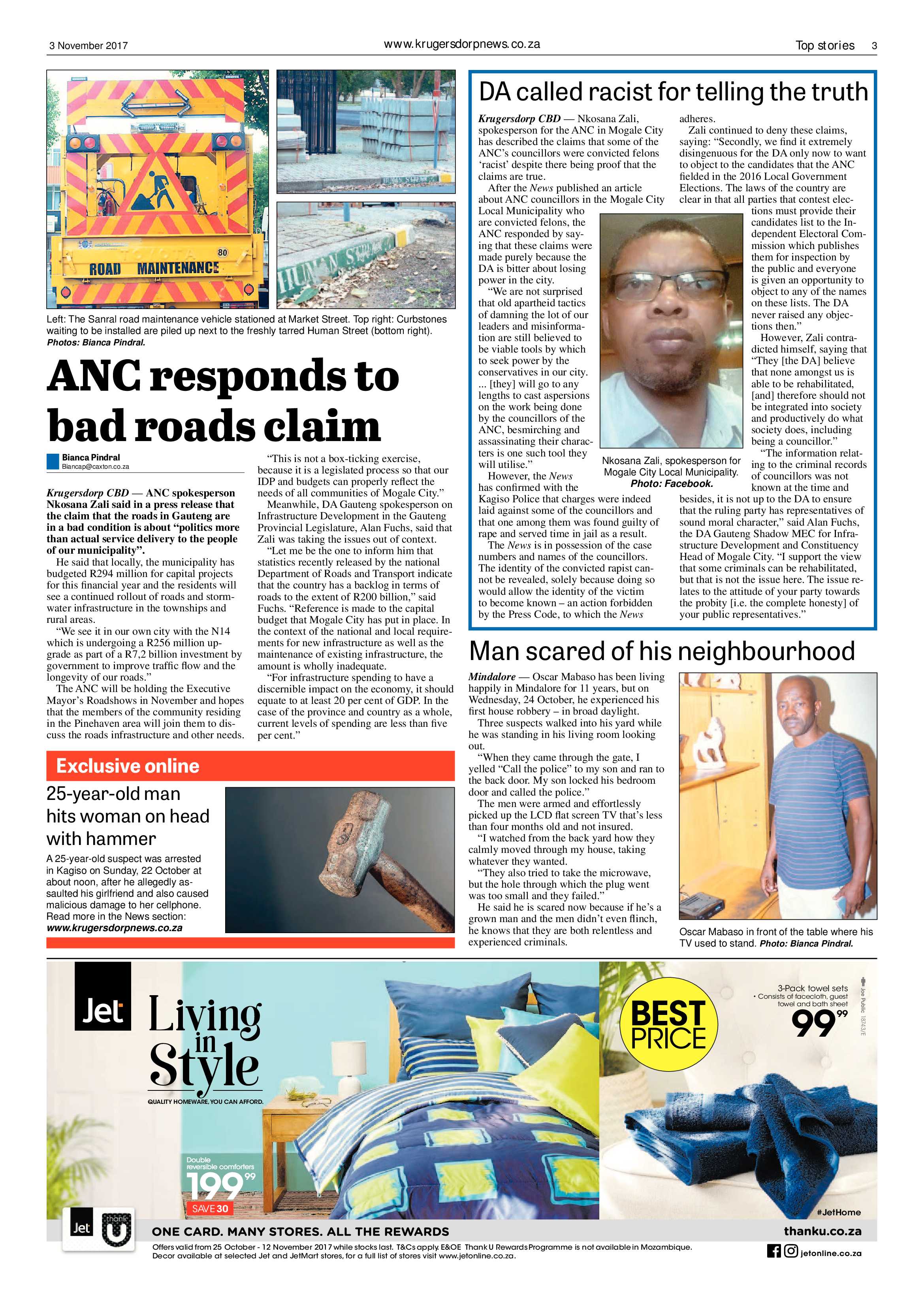 Krugersdorp News 3 November 2017 page 3