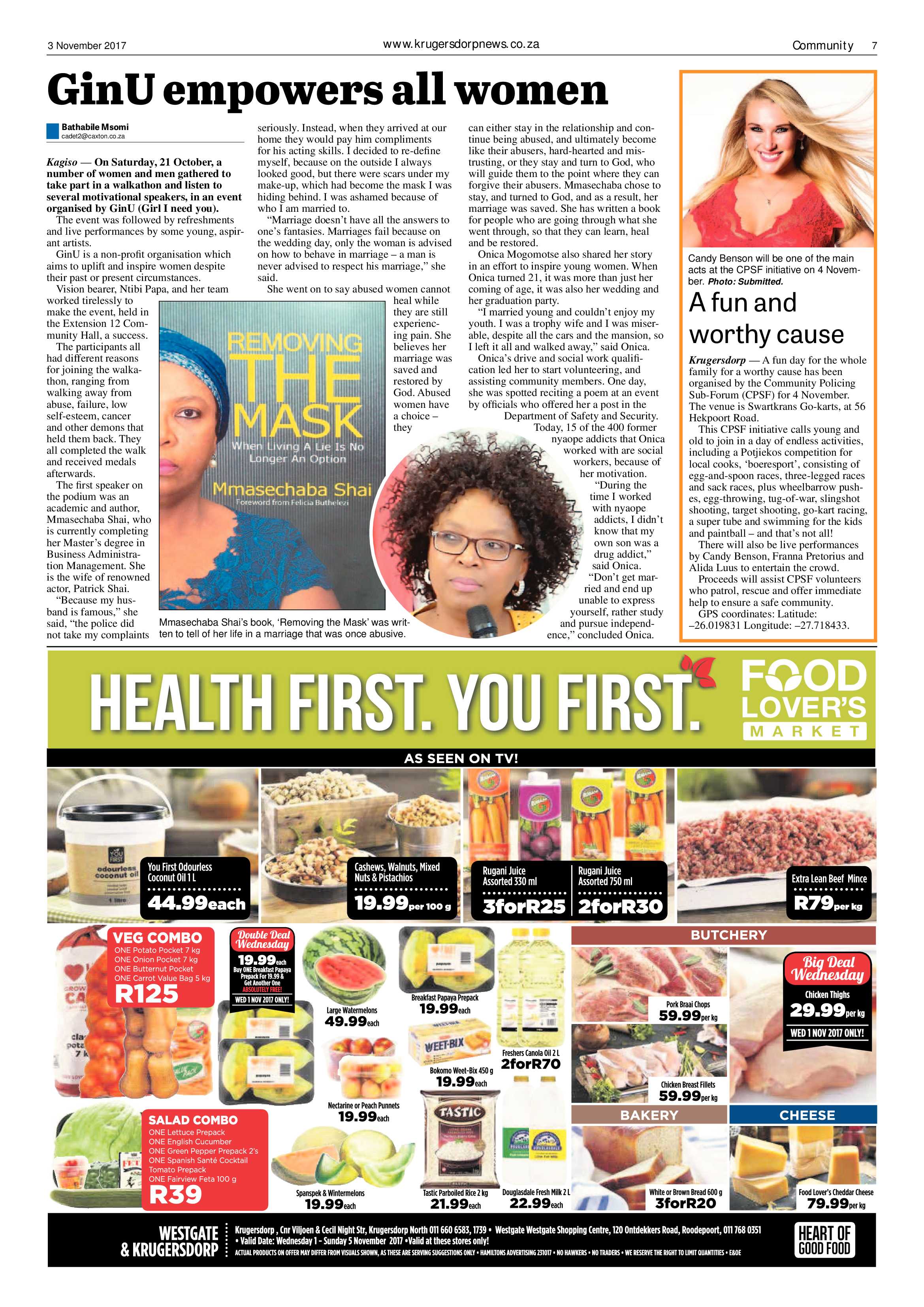 Krugersdorp News 3 November 2017 page 7