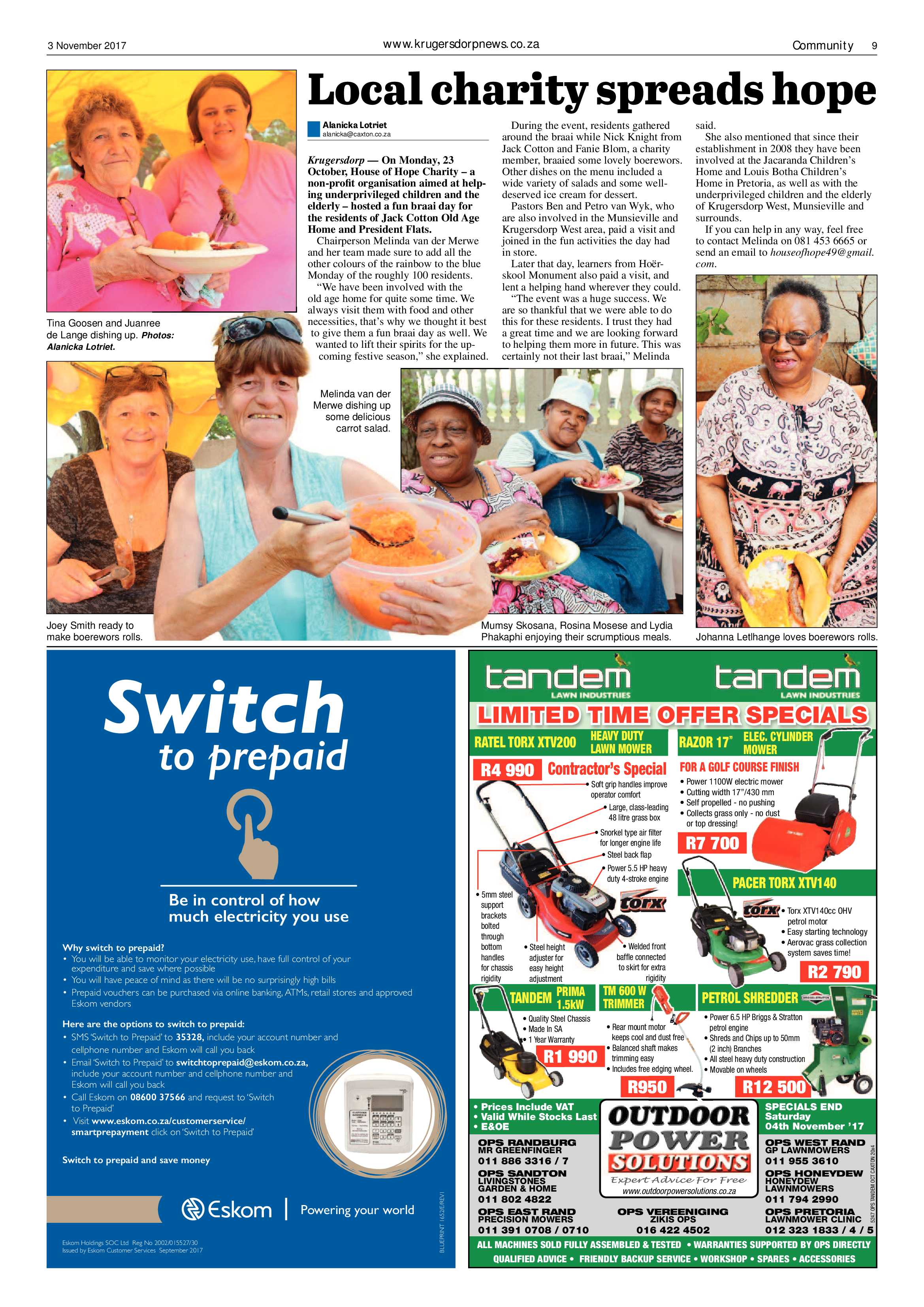 Krugersdorp News 3 November 2017 page 9