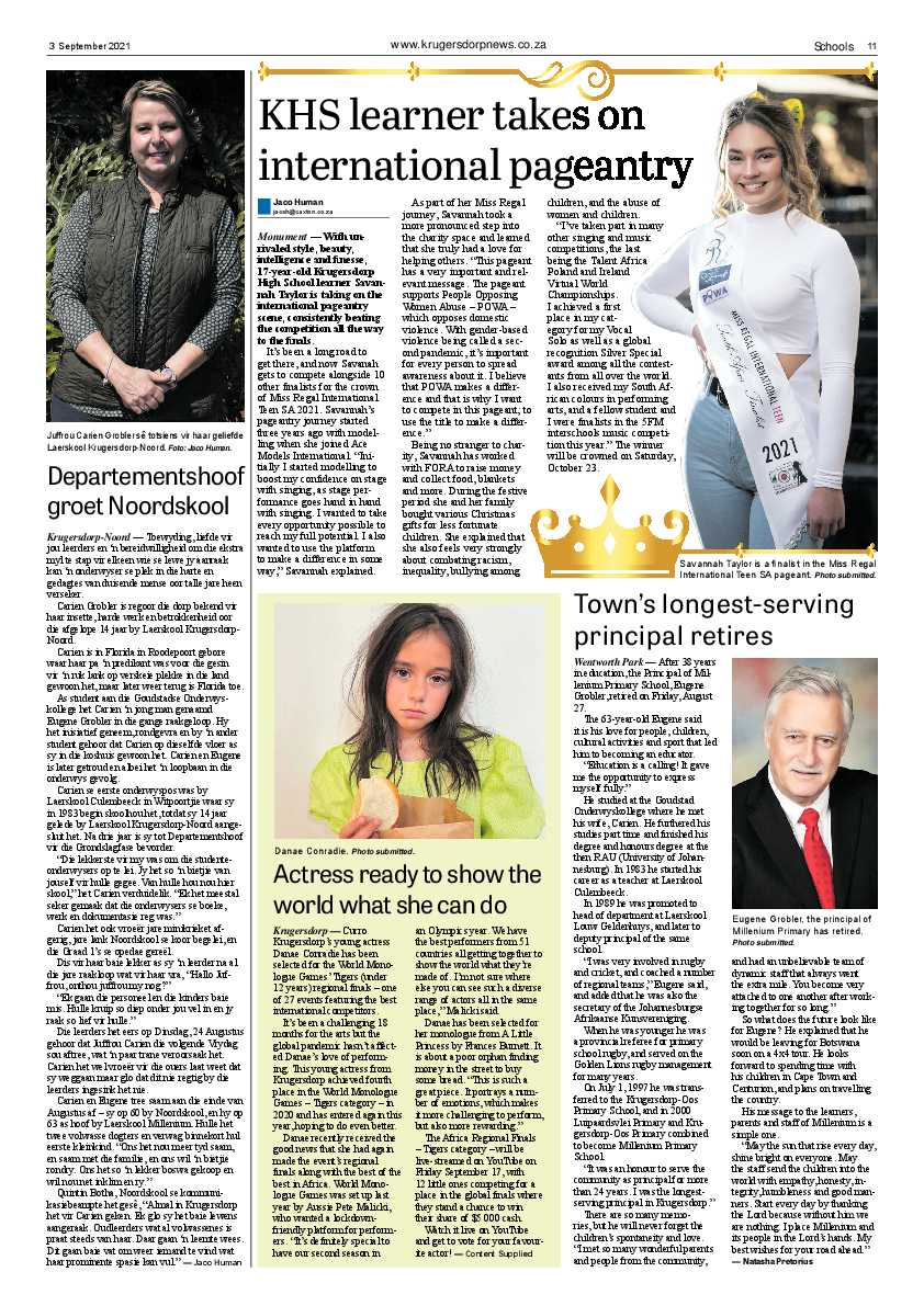 Krugersdorp News 3 September 2021 page 11